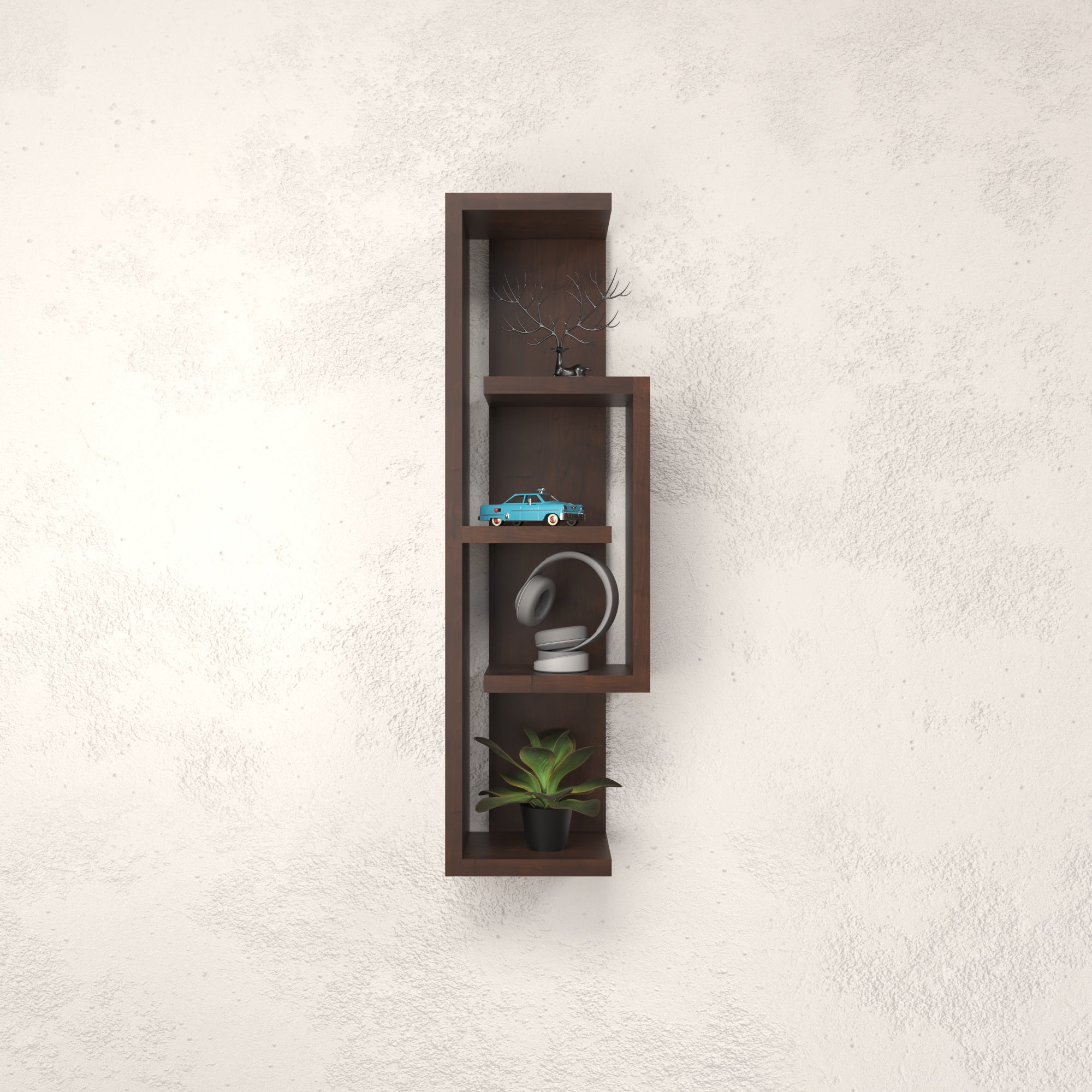 Modern Asymmetrical Wall Shelf Wall Rack