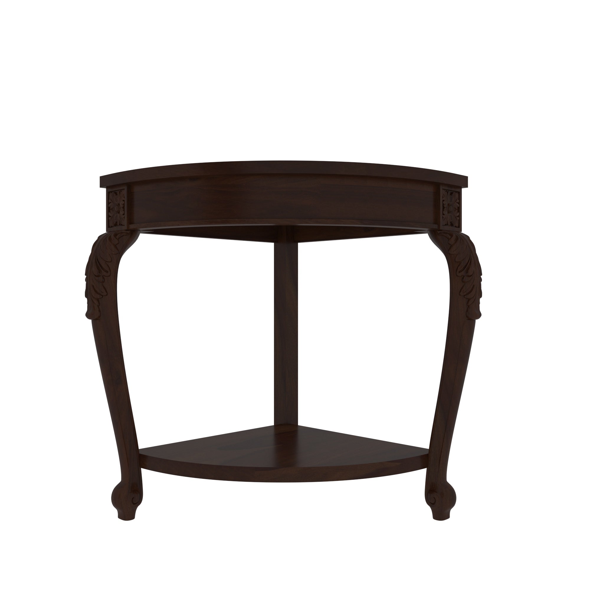 Elegant Corner Display - Handcrafted Indian Cabinet End Table