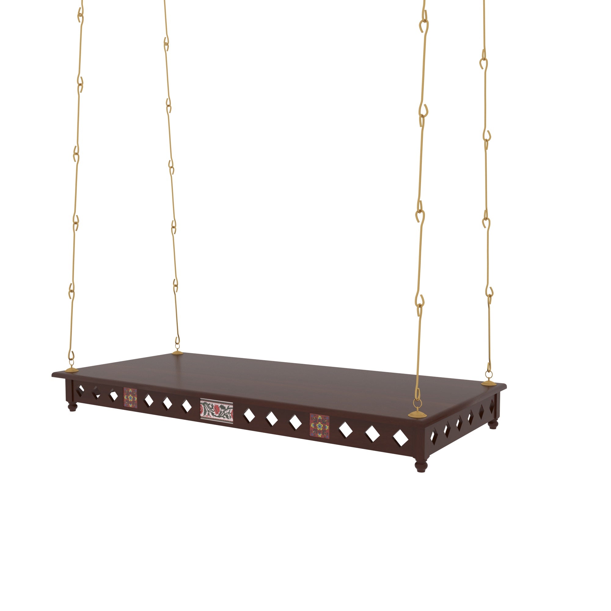 Ornate Indian Swing - Handcrafted Jhula Seat Swing