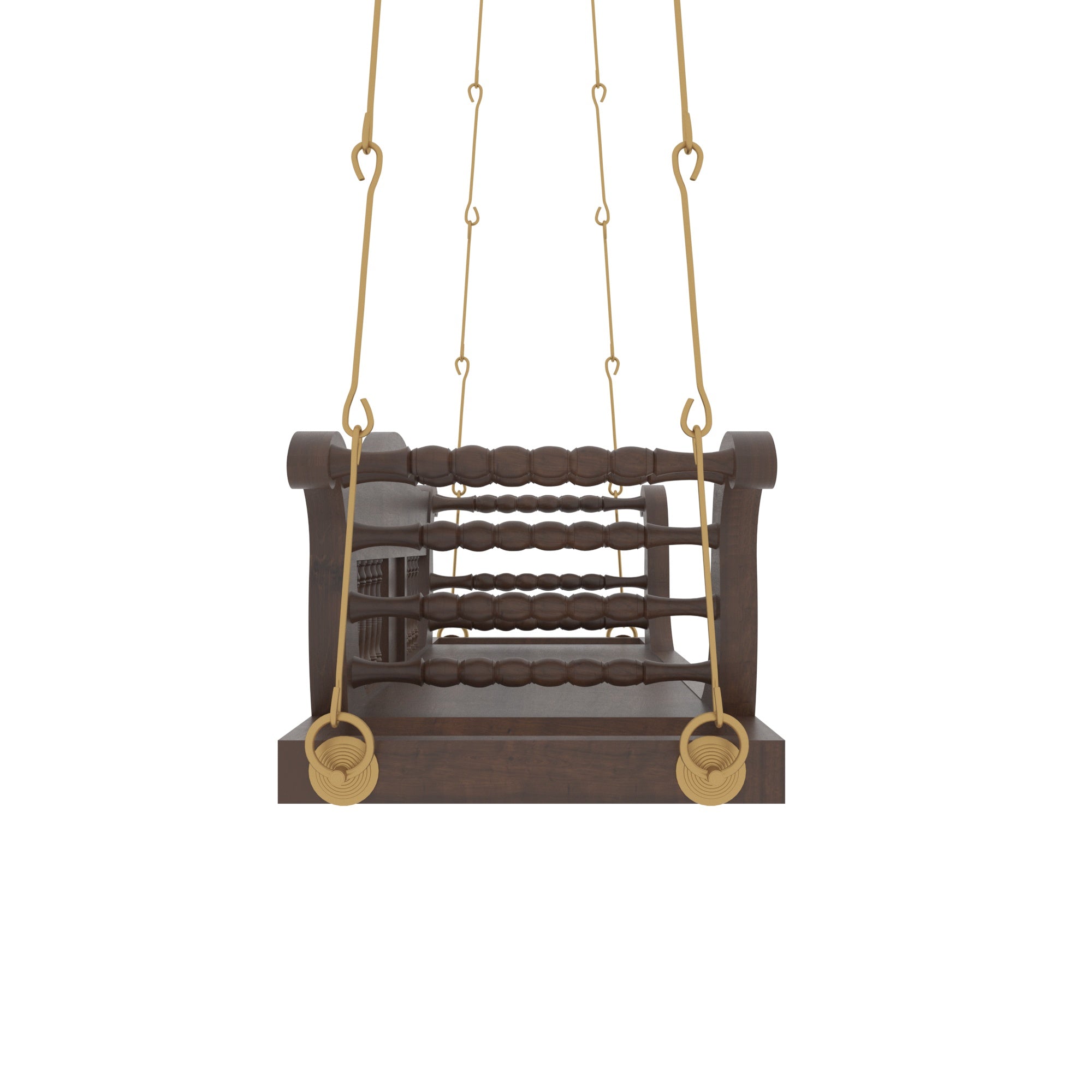 Royal Scroll Arm Hanging Swing Swing