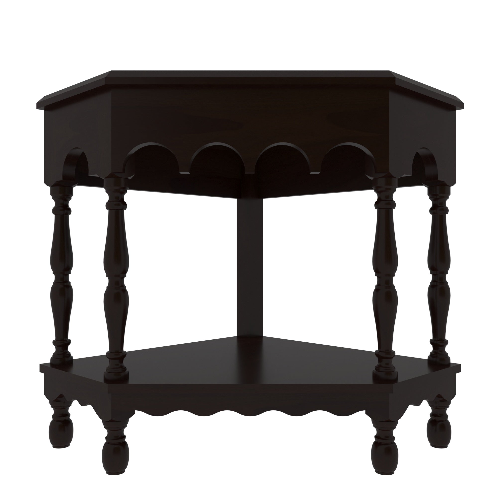 Artisan Side Table - Heritage Indian Craftsmanship Rack