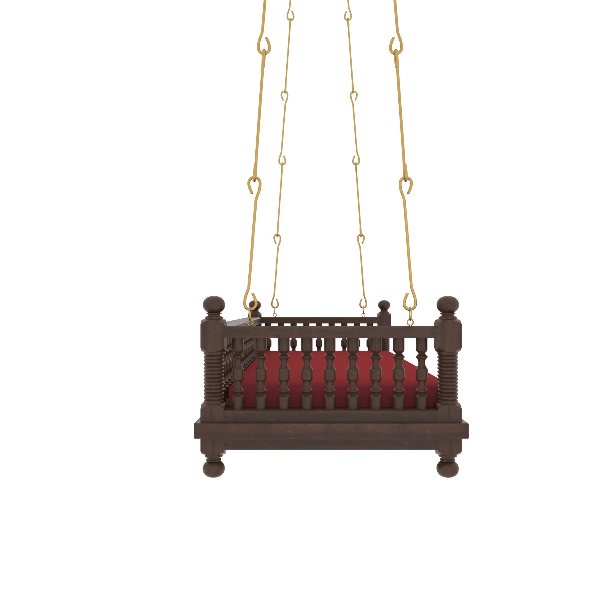 Grand Colonial Baluster Hanging Swing Swing