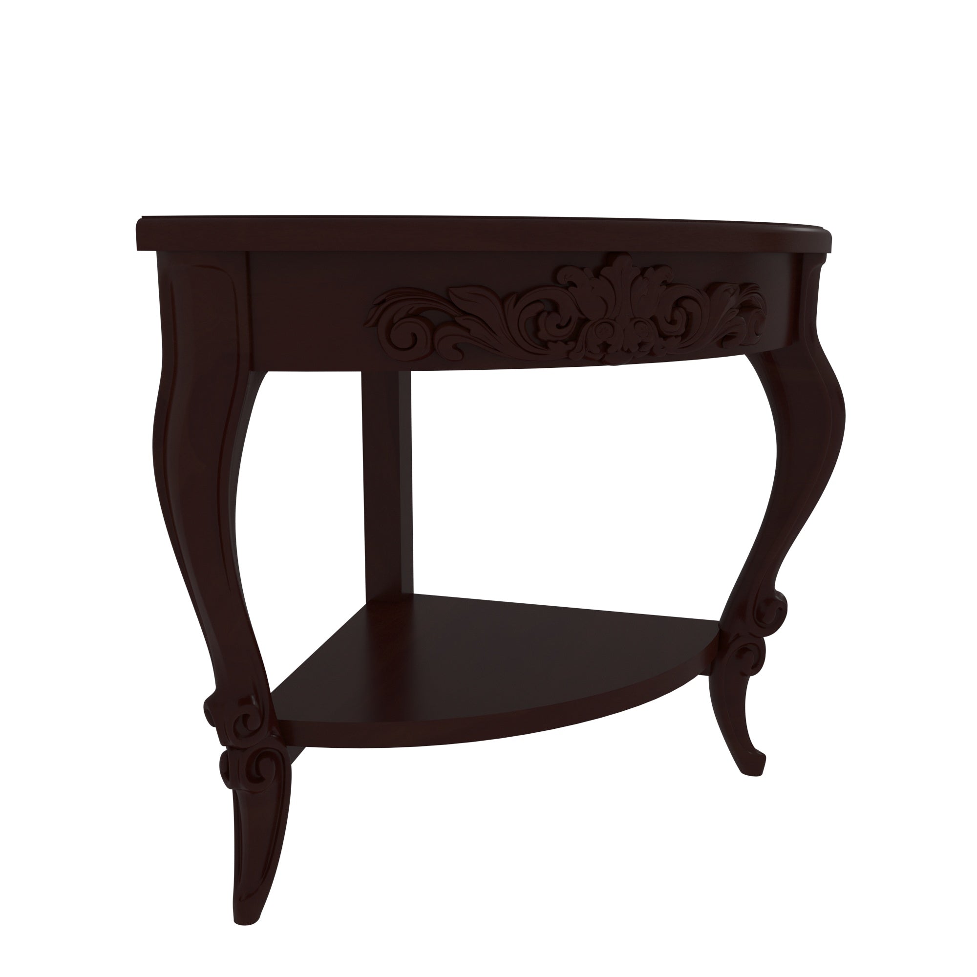 Ornate Side Table - Traditional Indian Accent Piece End Table