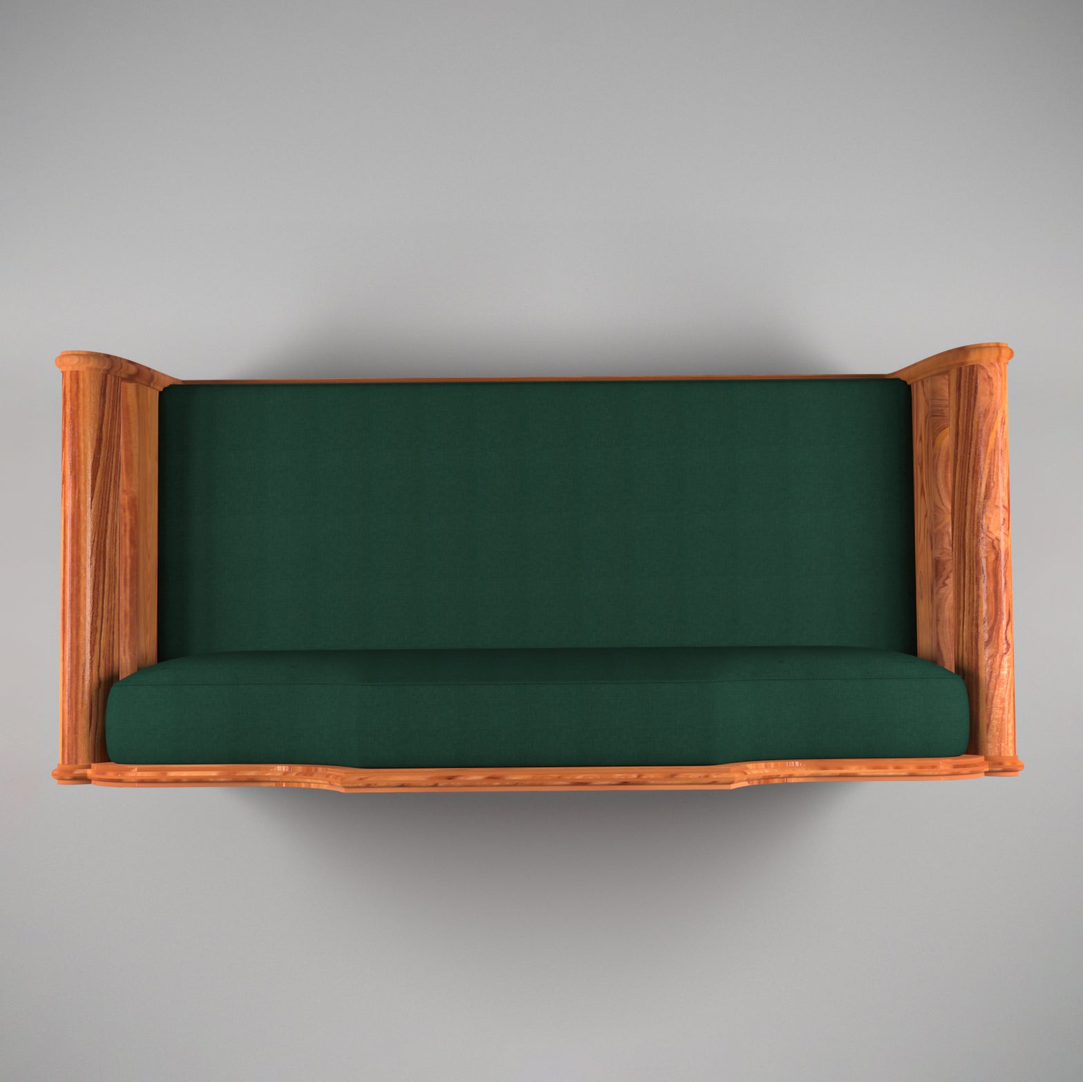 HighTable Solid teak natural polish 2 Seater Sofa Sofa
