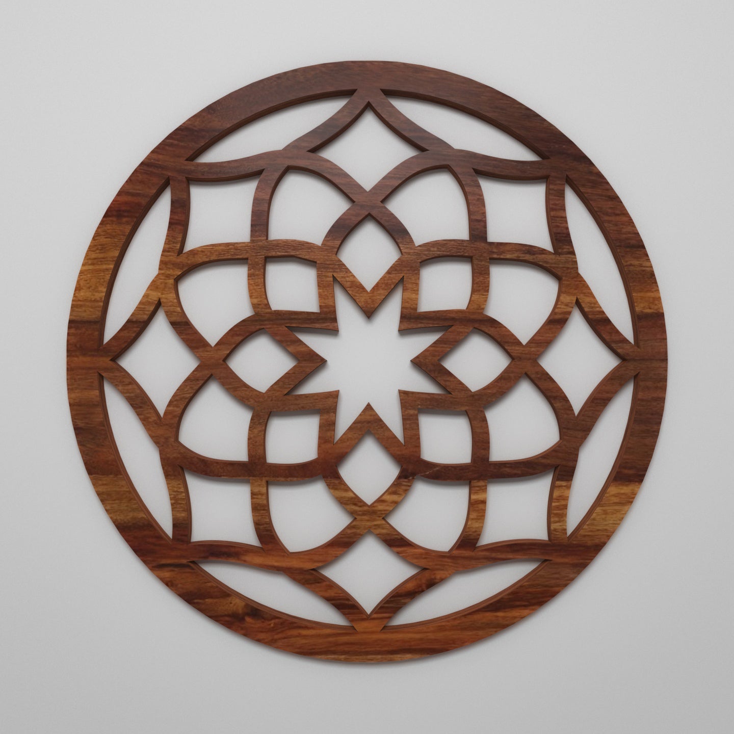 Exquisite Solid Wood Intricate Flower Blossom Petal Wall Decor Art Wall Decor