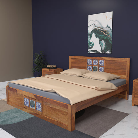 The Artisan's Royal Rest tile Bed (Without storage)