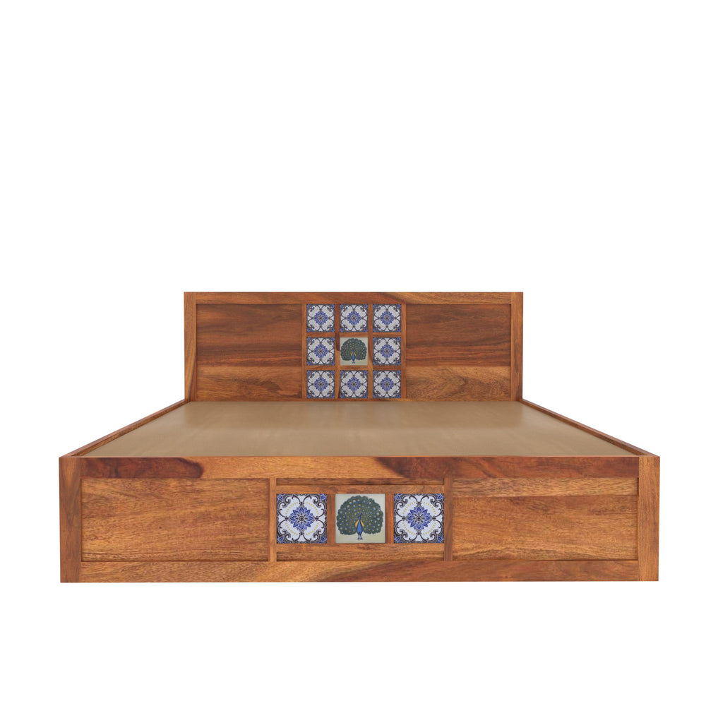 The Timeless tile Craft King Bed with hydraulic storage