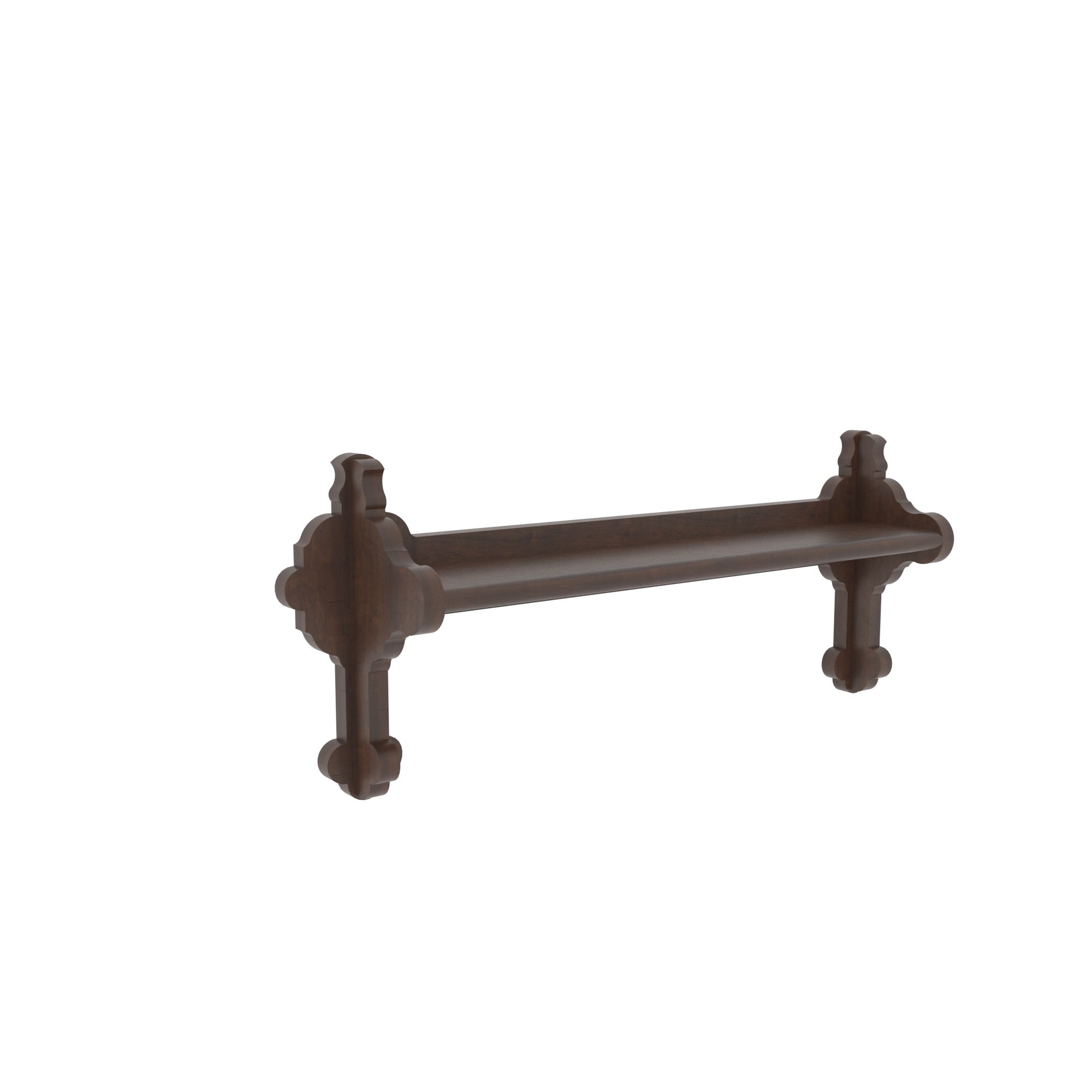 Ornate Scroll Carved Wall Shelf Wall Rack