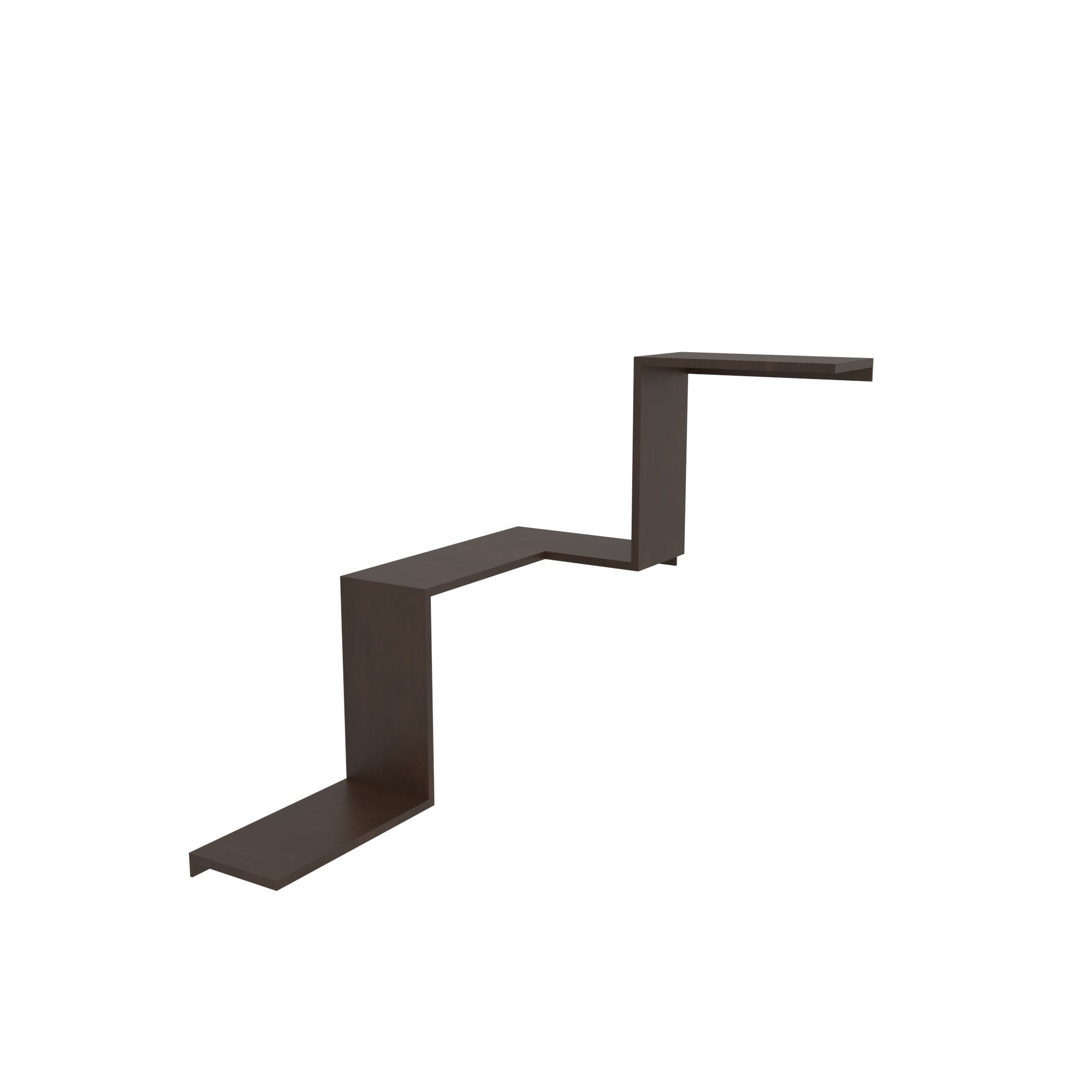 Stepped Corner Wall Shelf - Modern Floating Display Rack Wall Rack