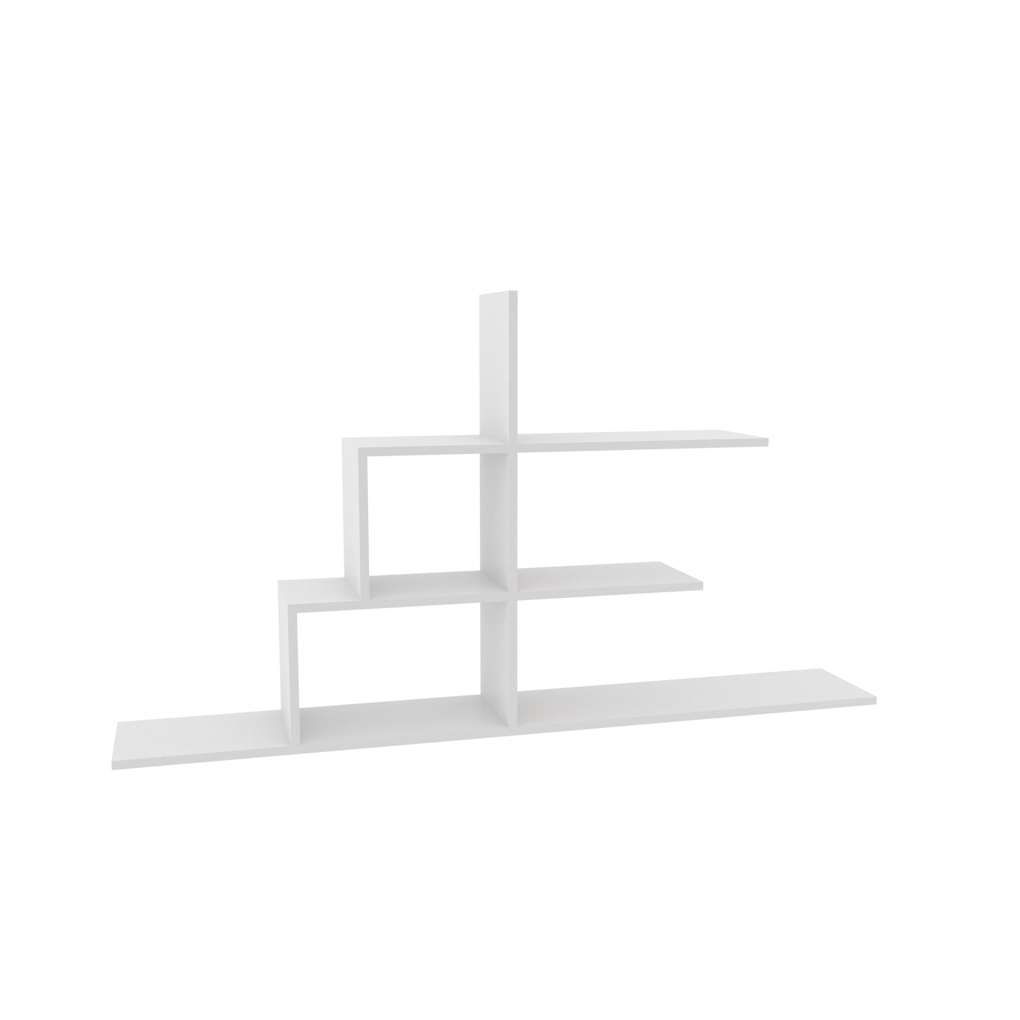 Cascading Ladder Wall Shelf - Modern Tiered Display Rack Wall Rack
