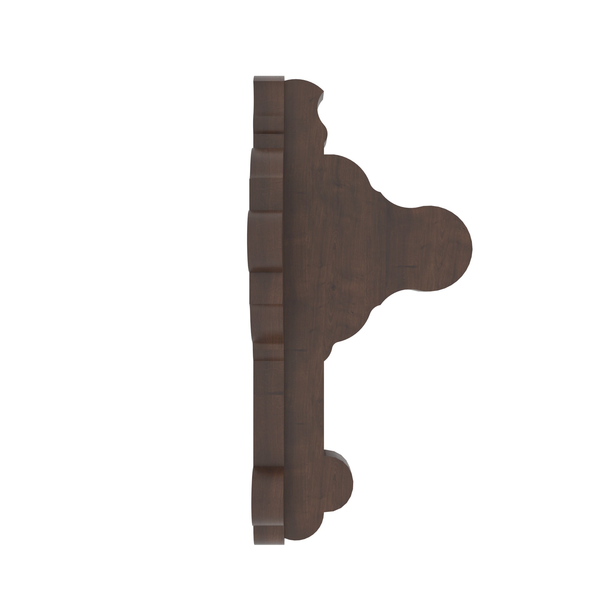 Ornate Scroll Carved Wall Shelf Wall Rack