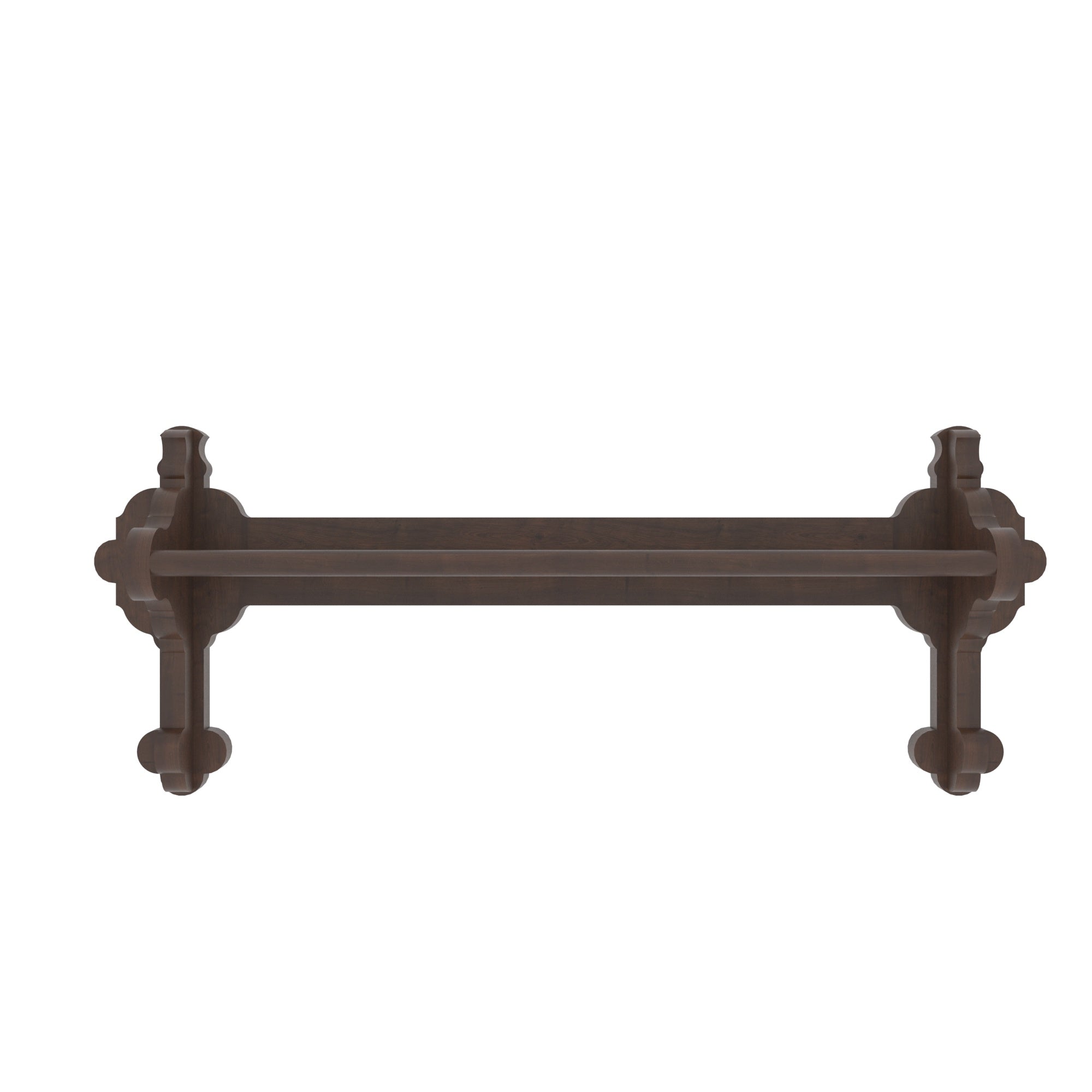 Ornate Scroll Carved Wall Shelf Wall Rack
