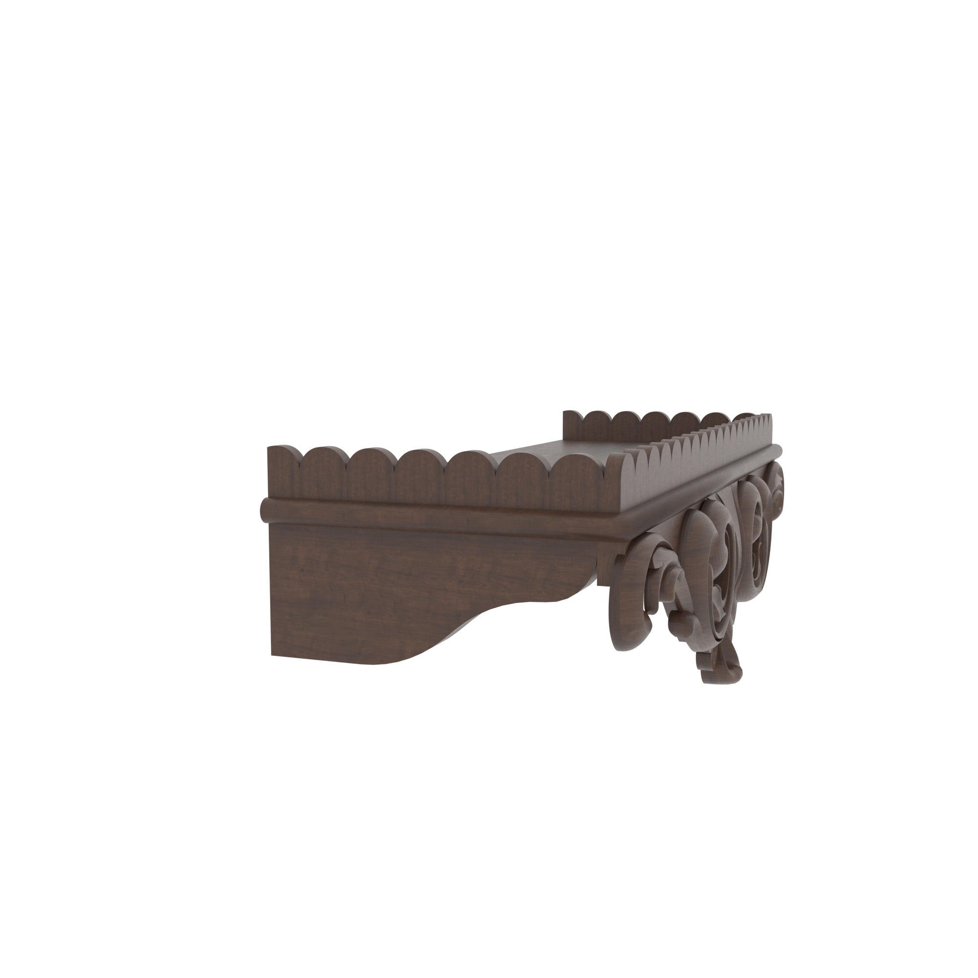 Baroque Scroll Wall Shelf Wall Rack