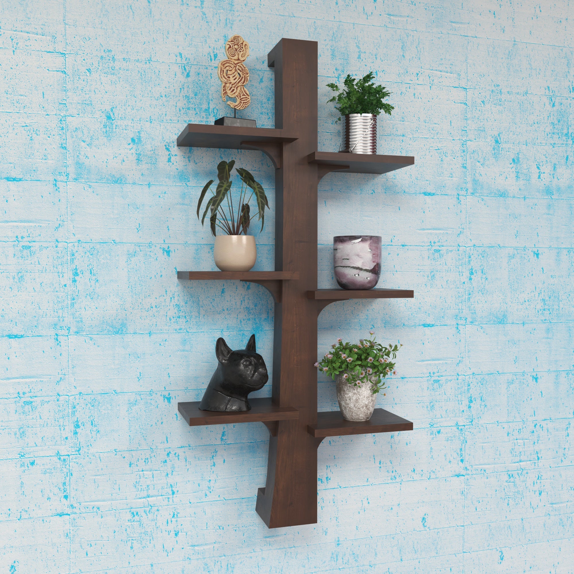 Modern Tree Wall Shelf Wall Rack