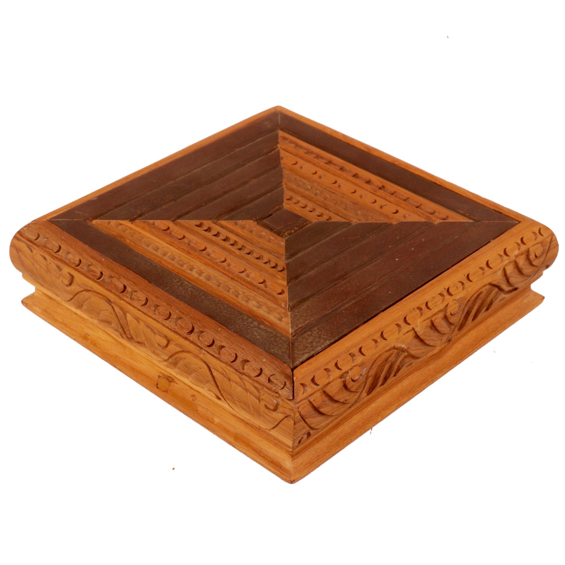 Nine Compartment Box Wooden Box