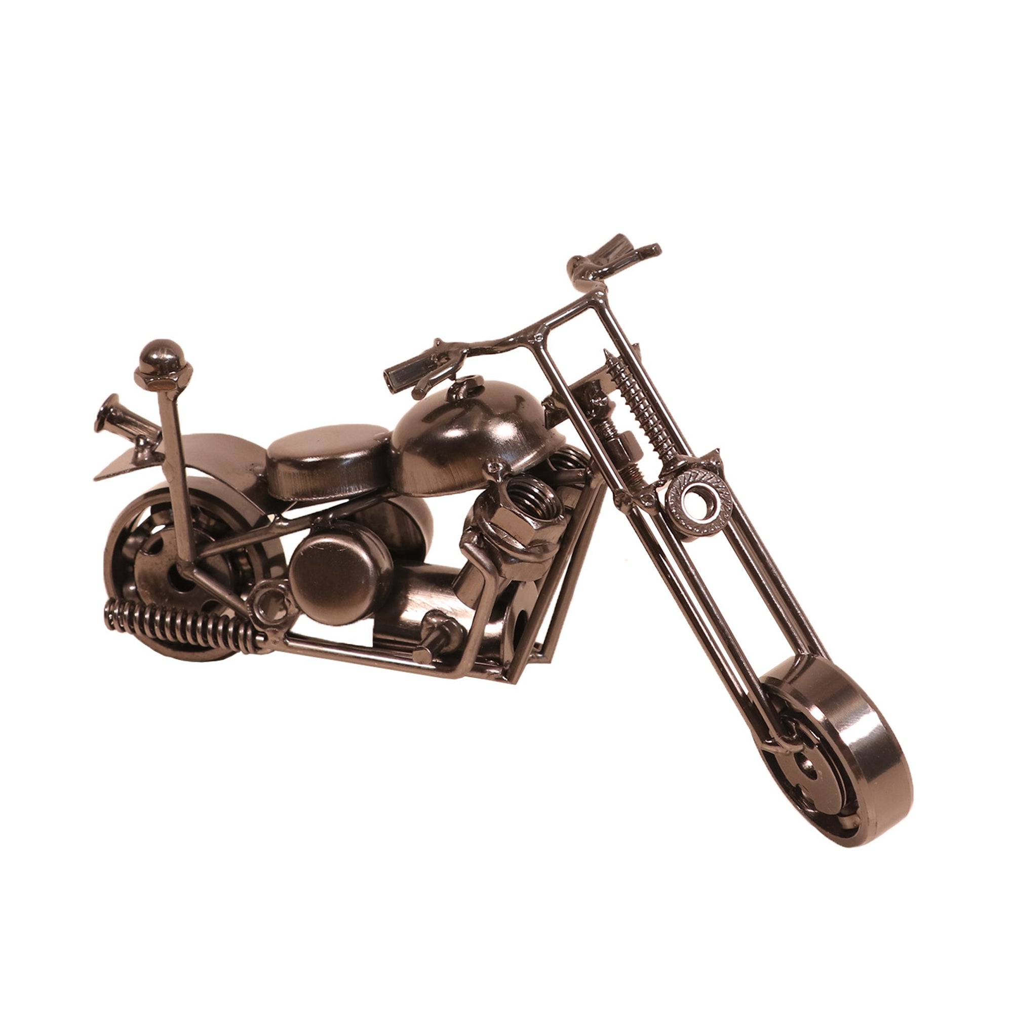 Metallic Long head decorative bike Miniature Vehicle figurine