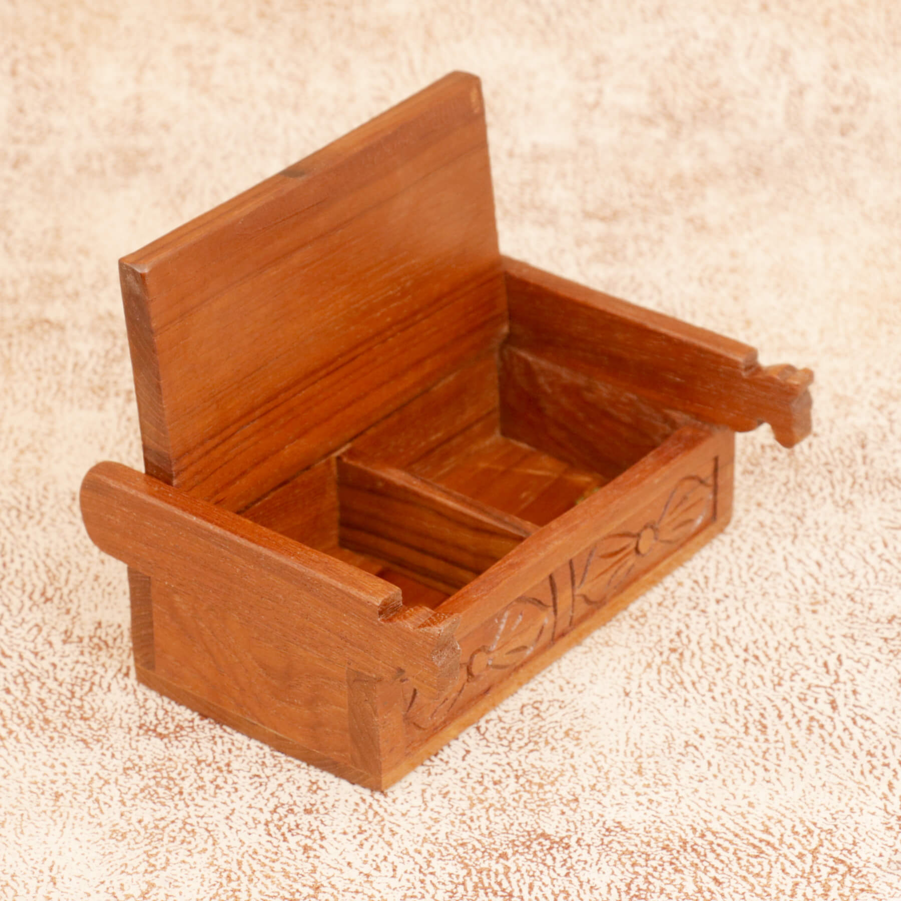 Wood Carved Box Wooden Box