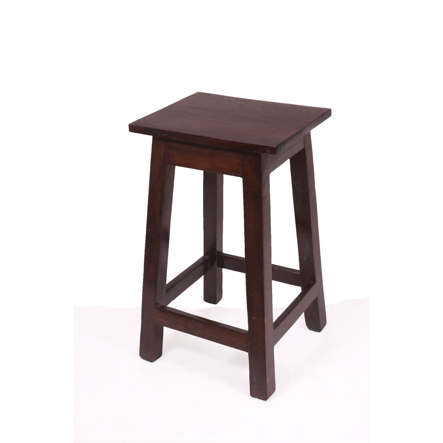 Square Wooden Medium Stool Stool