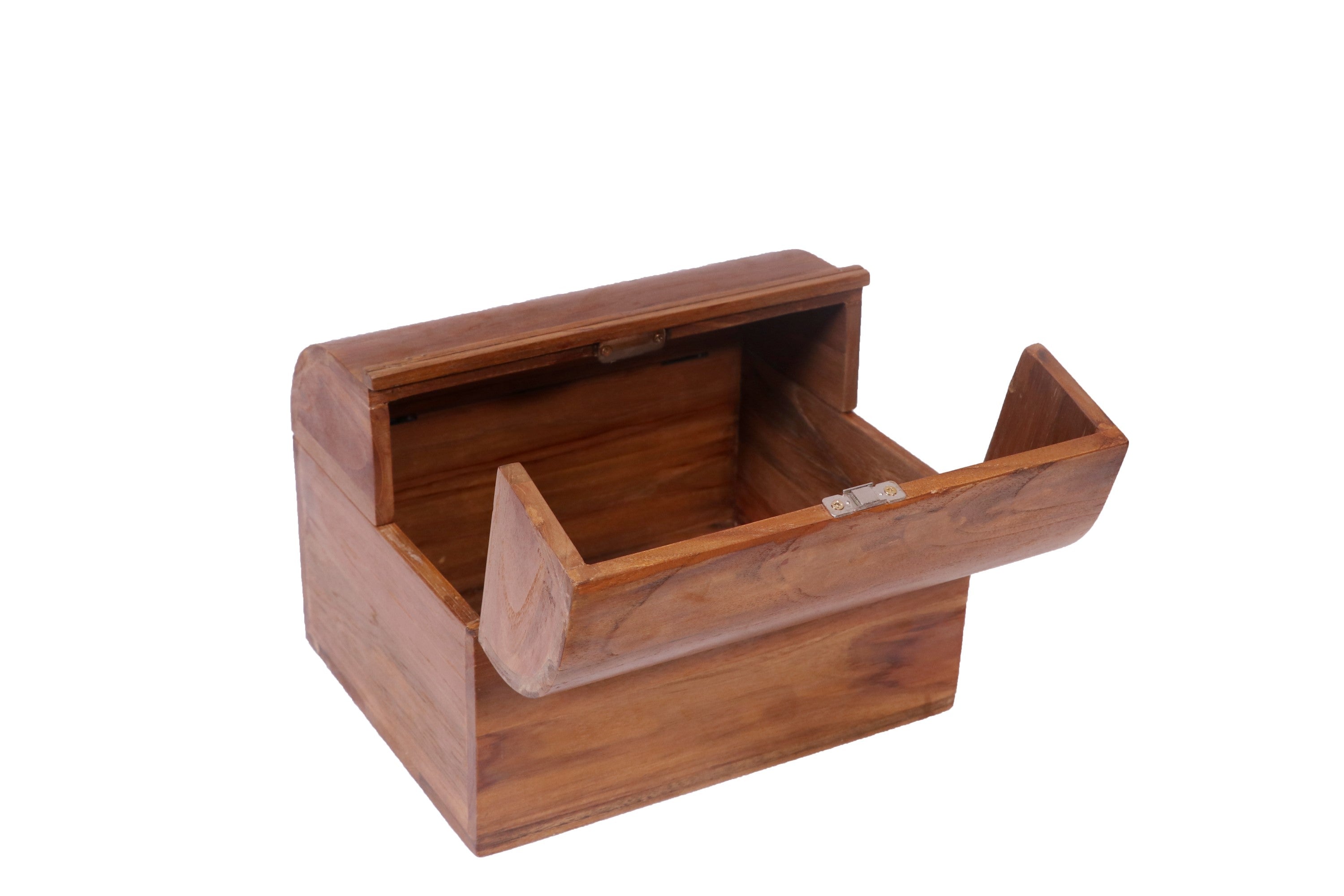 Double Door Box Large (12 x 9.5 x 9 Inch) Wooden Box
