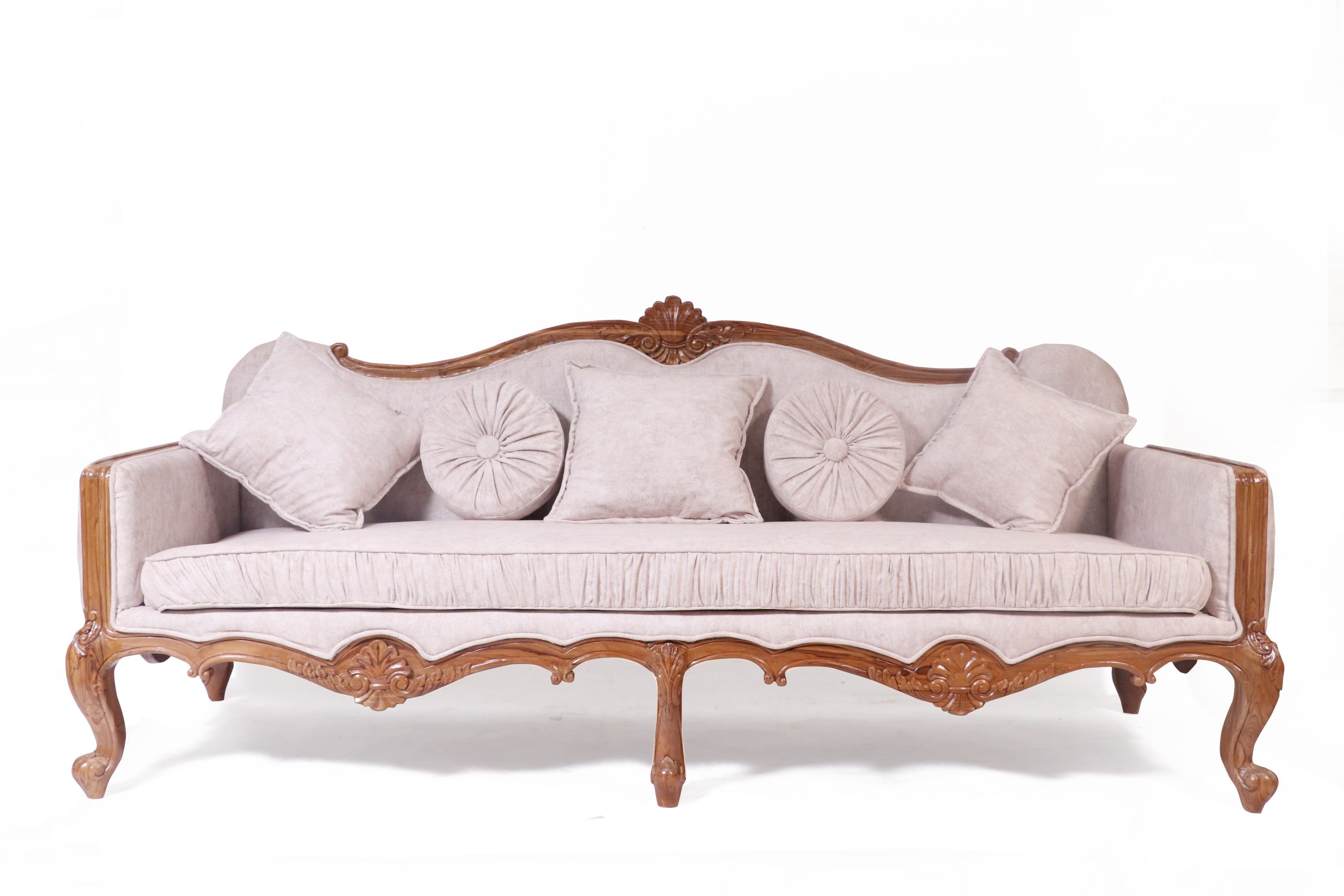 Classical vive la france concept teak wood sofa Sofa