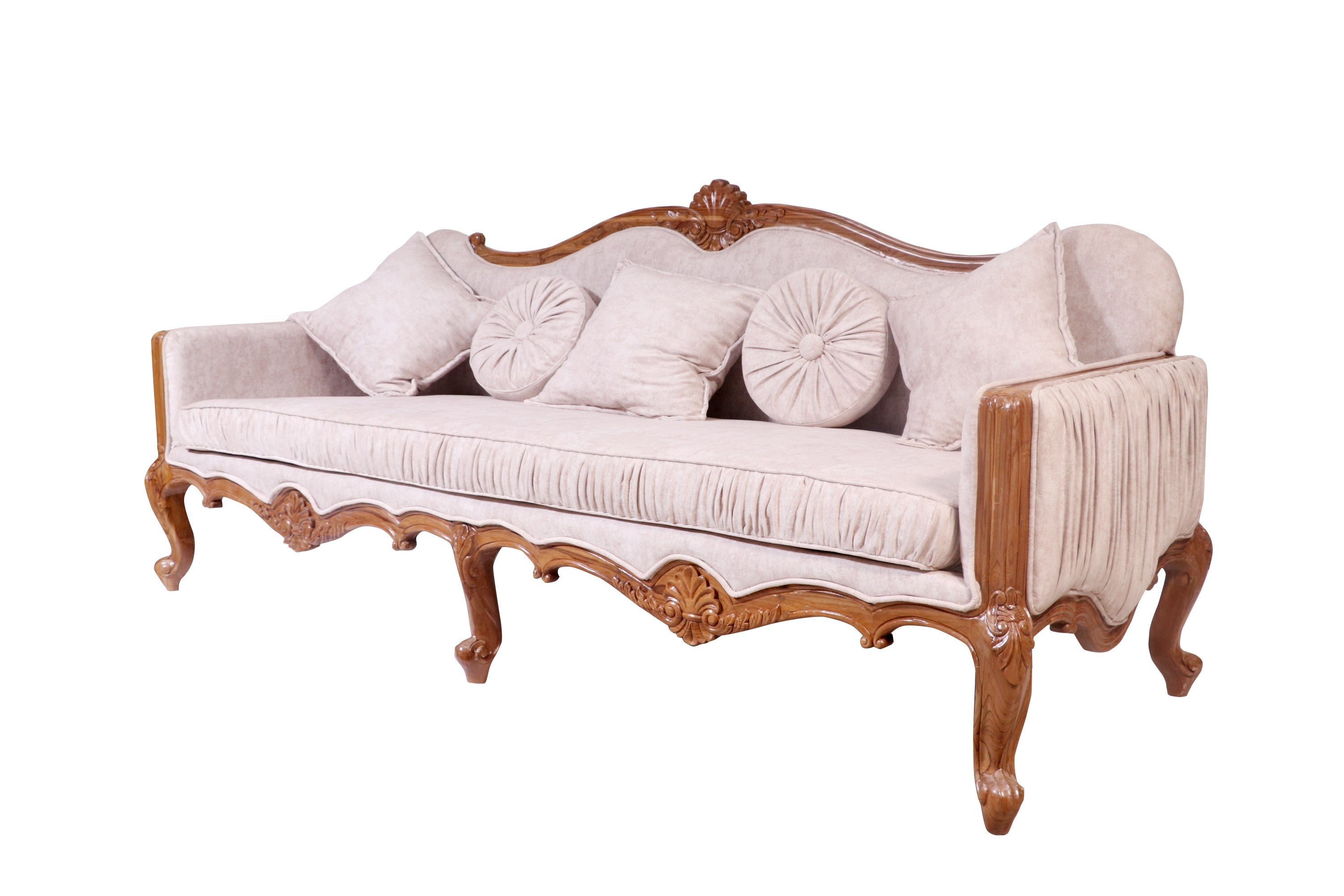 Classical vive la france concept teak wood sofa Sofa