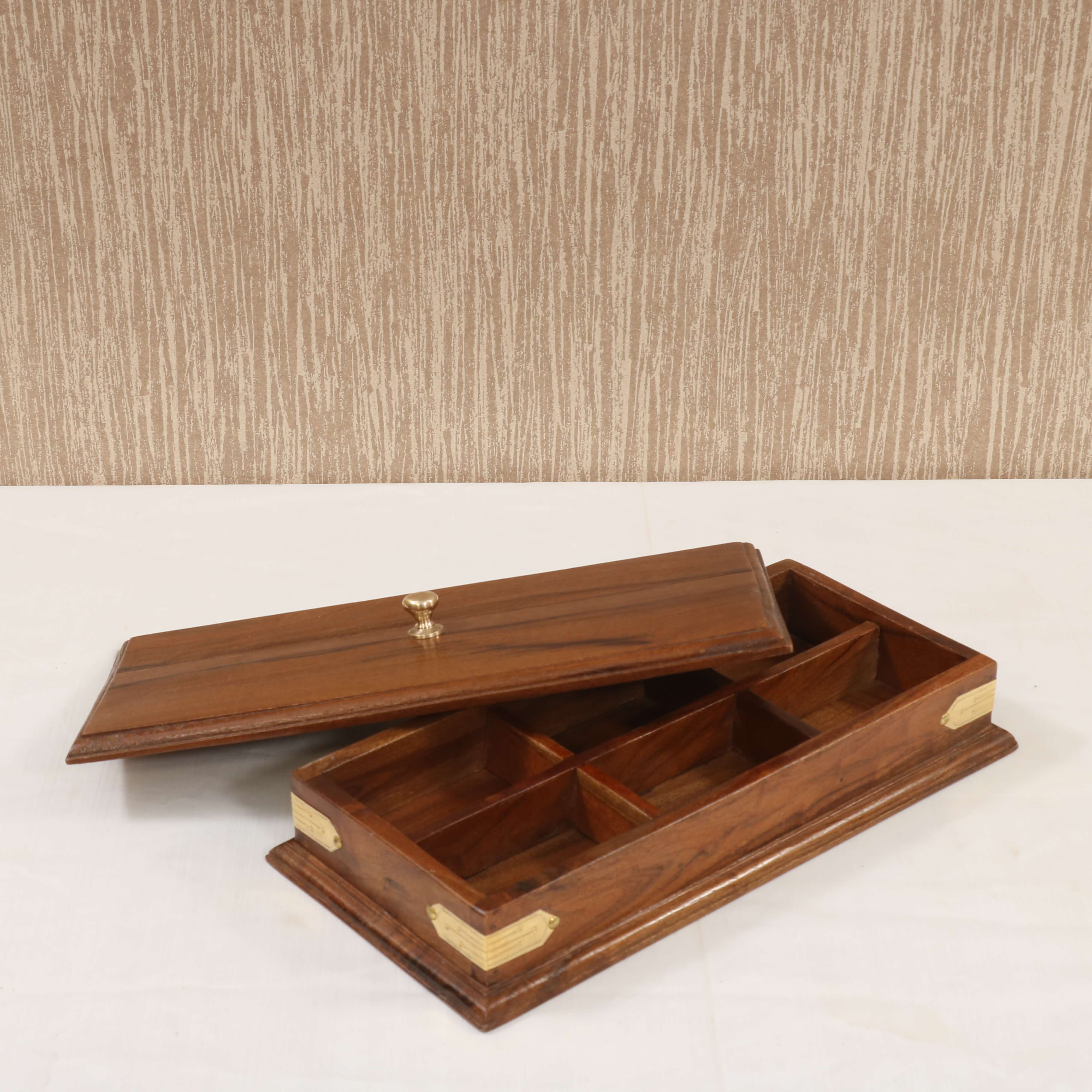 Rustic Looking Rectangular Box Small Rustic Wood Boxes Wood Small Tool Box – Copper Barn Home
