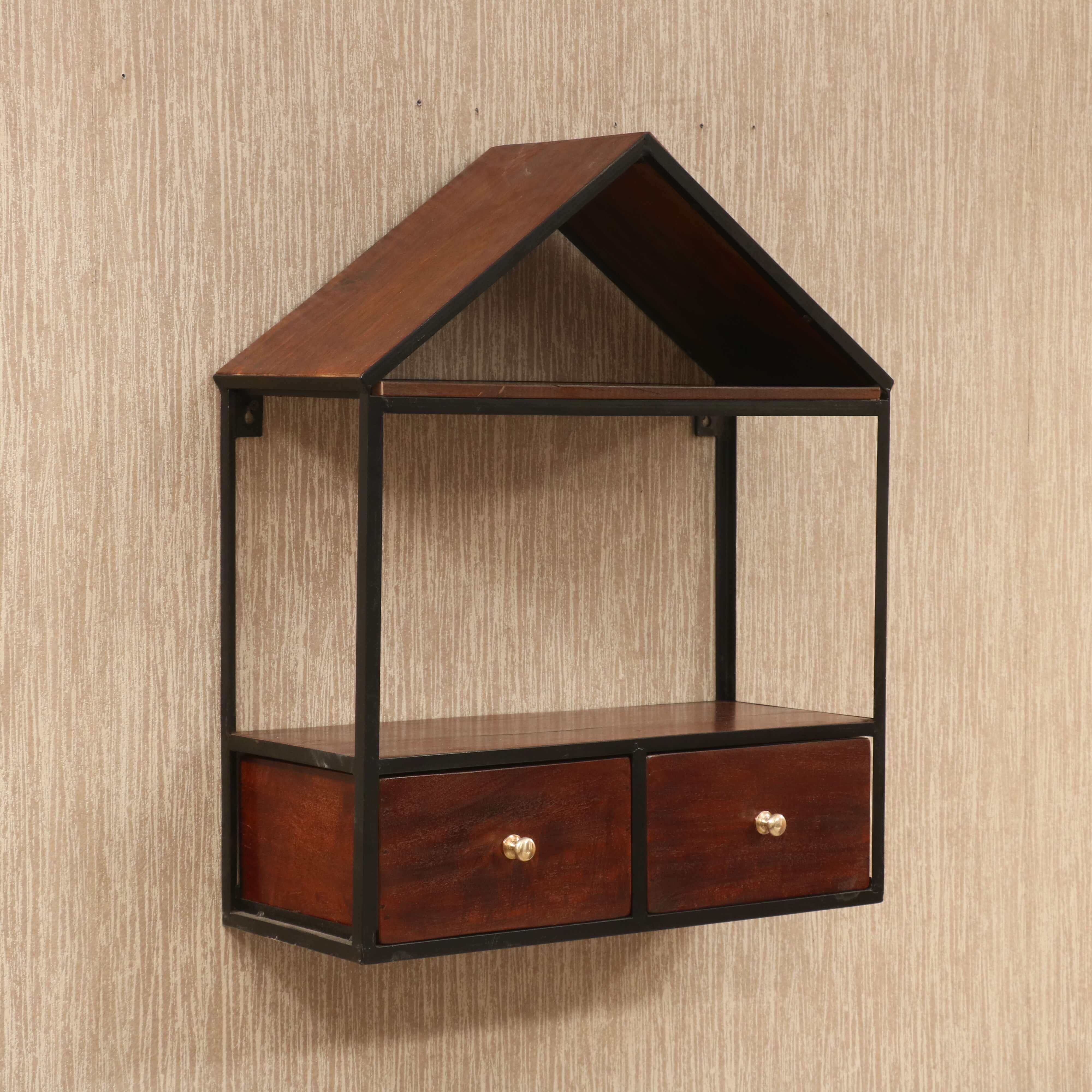 Home Shaped Shelving Unit Rack