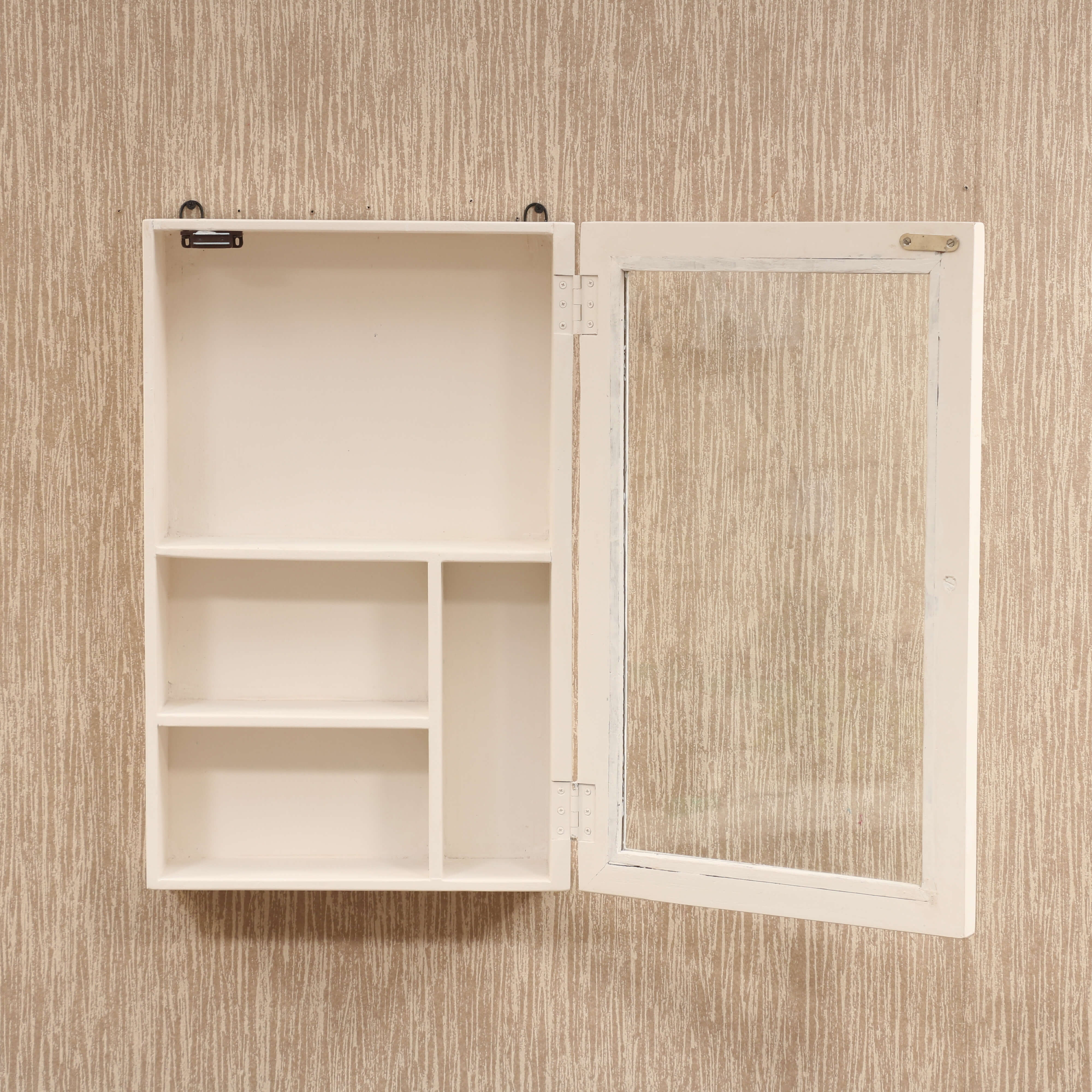 White Chalk Old School Kitchen Organizer Default Title Wall Cabinet