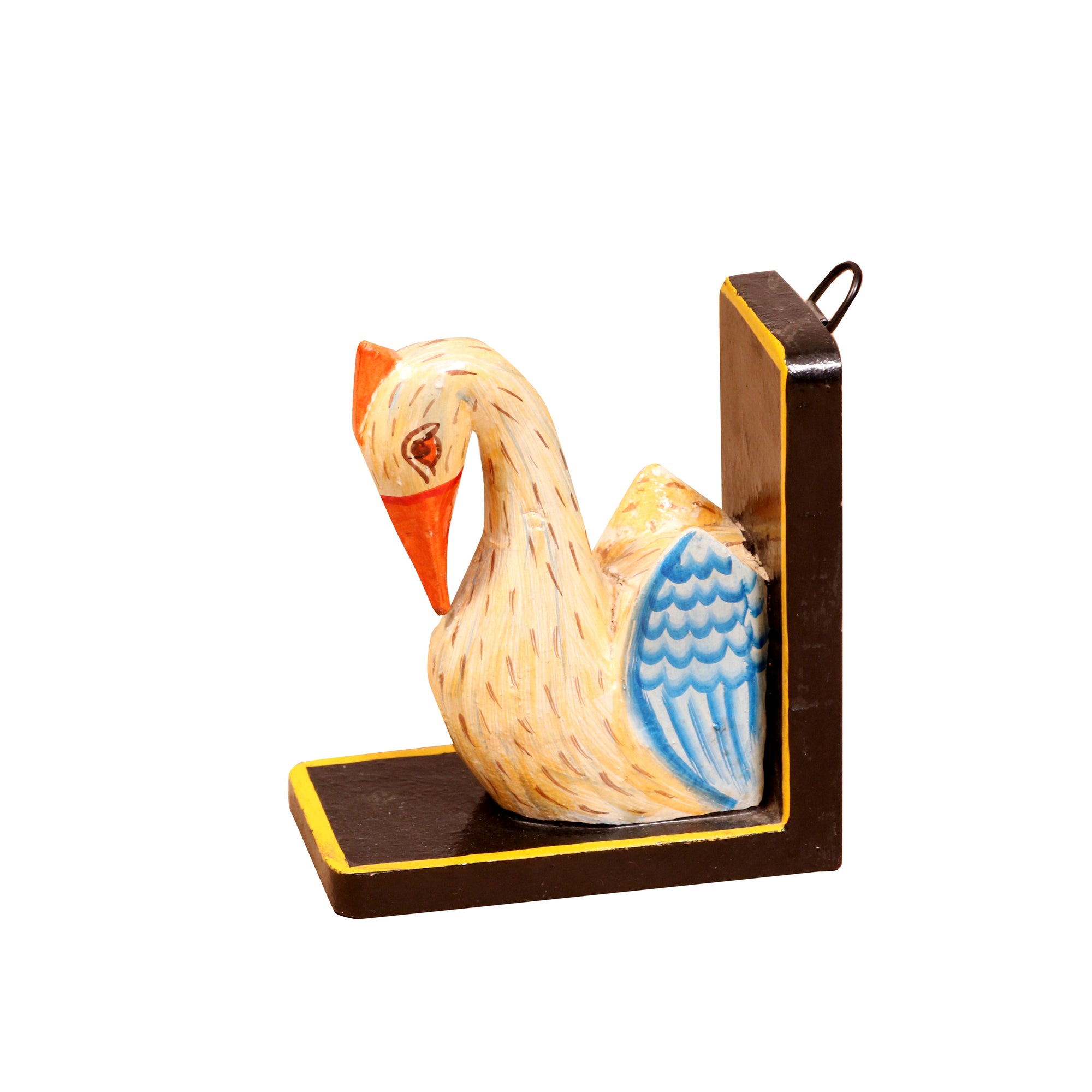 Classic Simple Swan Style Handmade Wooden Door Bracket for Home Wall Decor