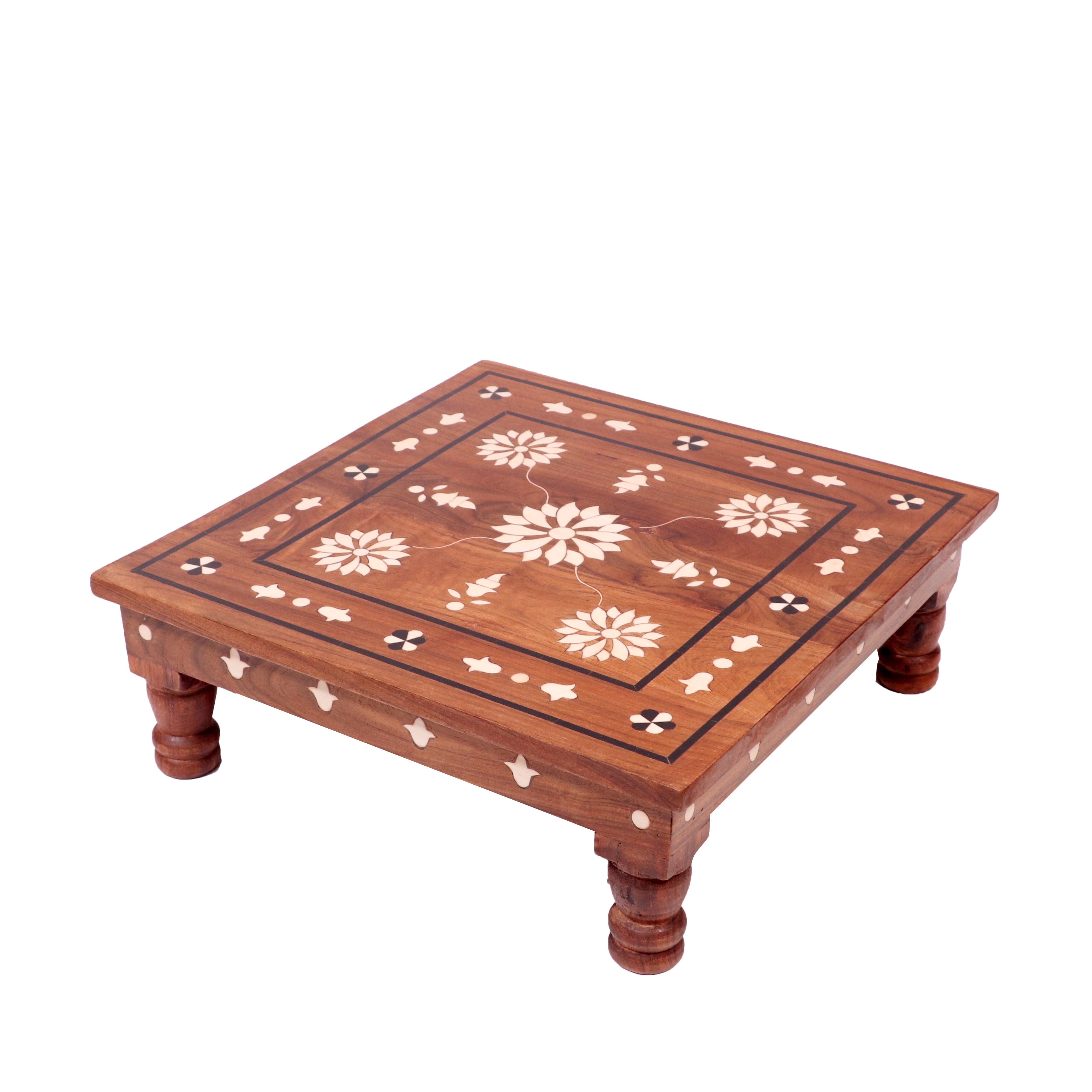 Folk touch inlay Teak Bajot Bajot