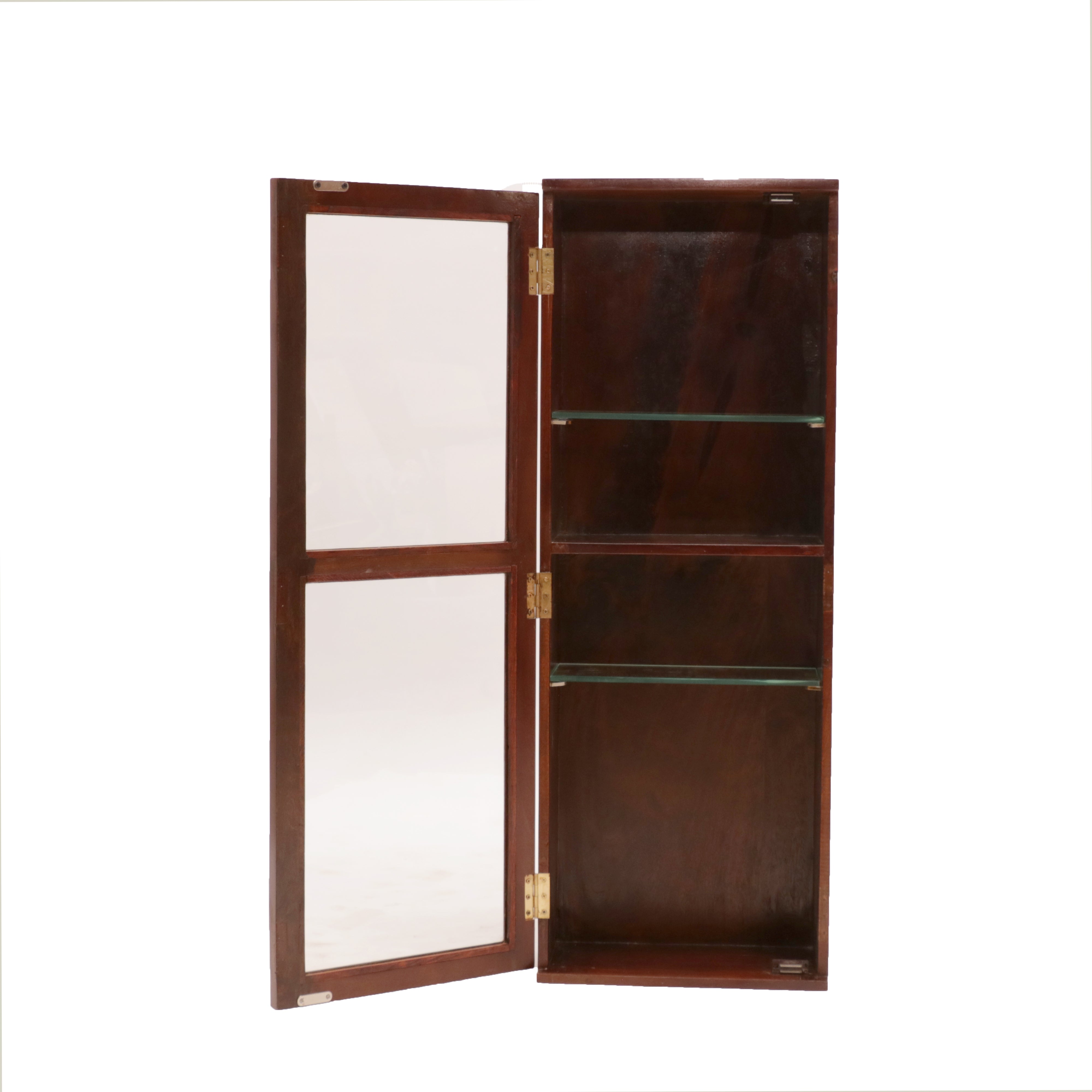 Wooden 3 Shelf Hanging Shelf Cabinet Wall Cabinet