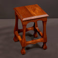 Classic Carved Teak Stool Stool
