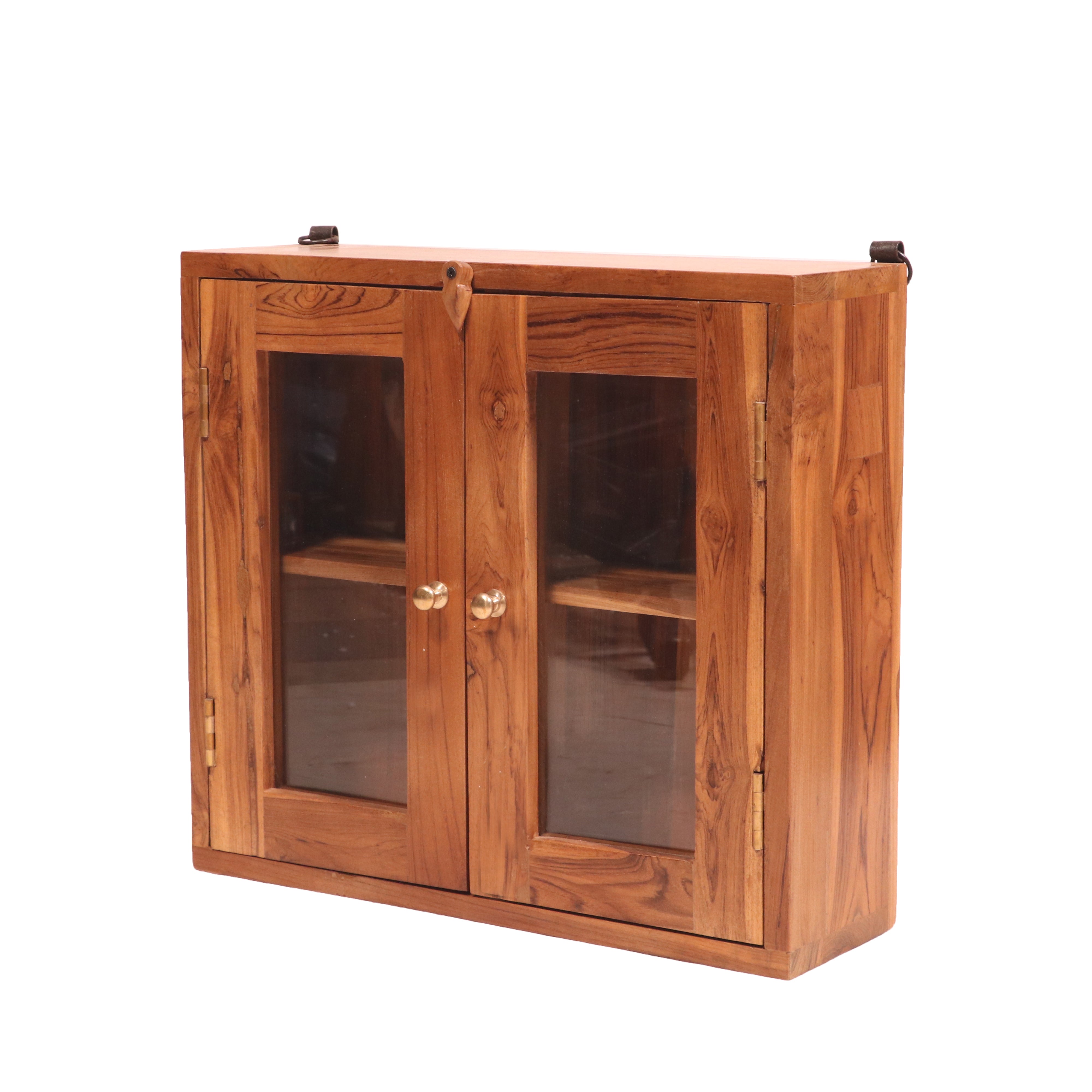 Single Shelf Wall Hanging Teak Cabinet Wall Cabinet