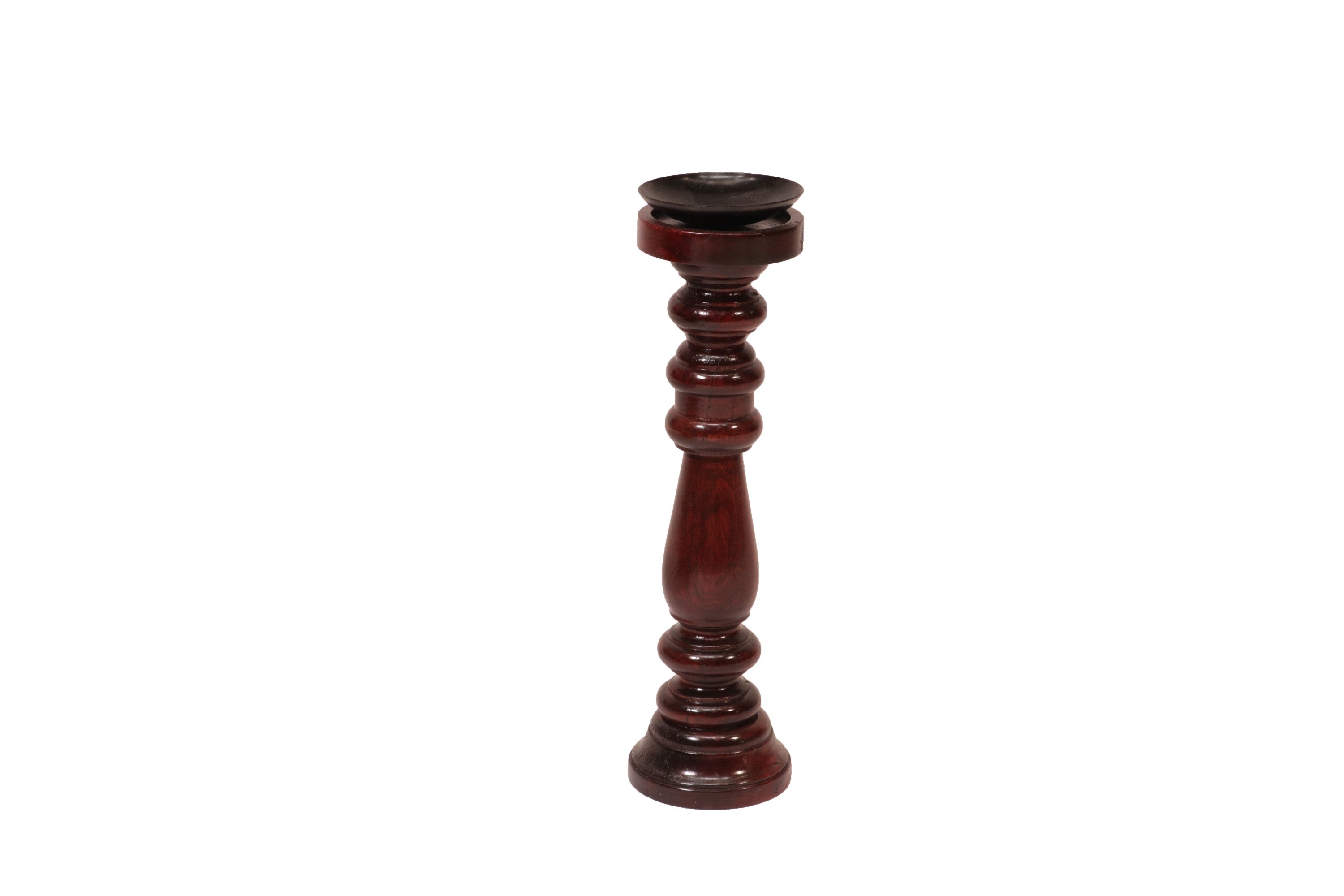 Wooden Twisted Turns Wooden Candle Candle Holder