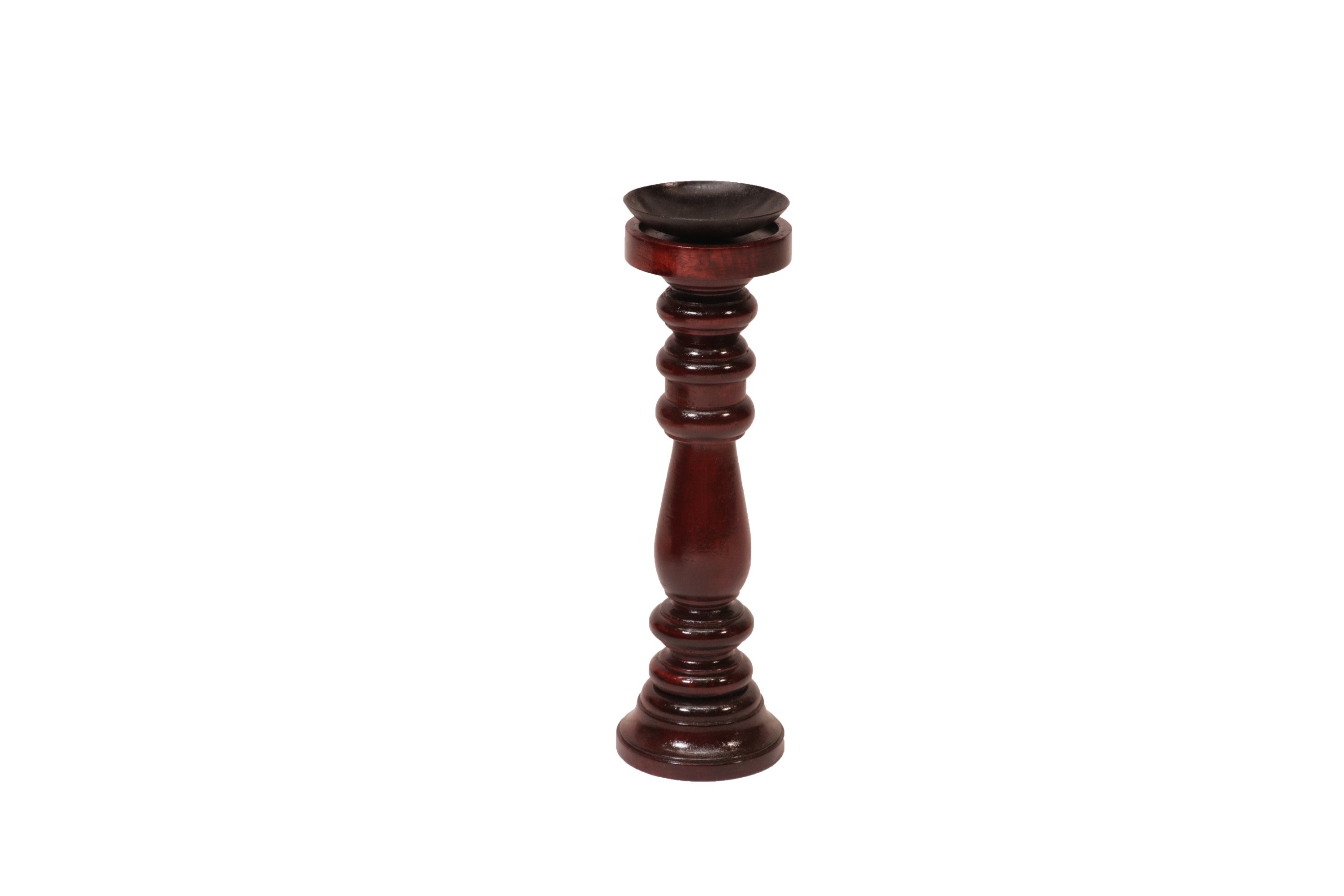 Wooden Twisted Turns Wooden Candle Candle Holder