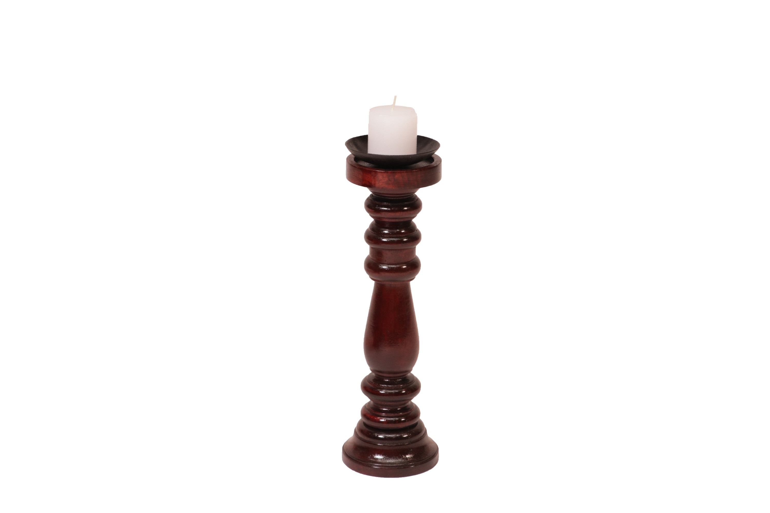 Wooden Twisted Turns Wooden Candle Candle Holder