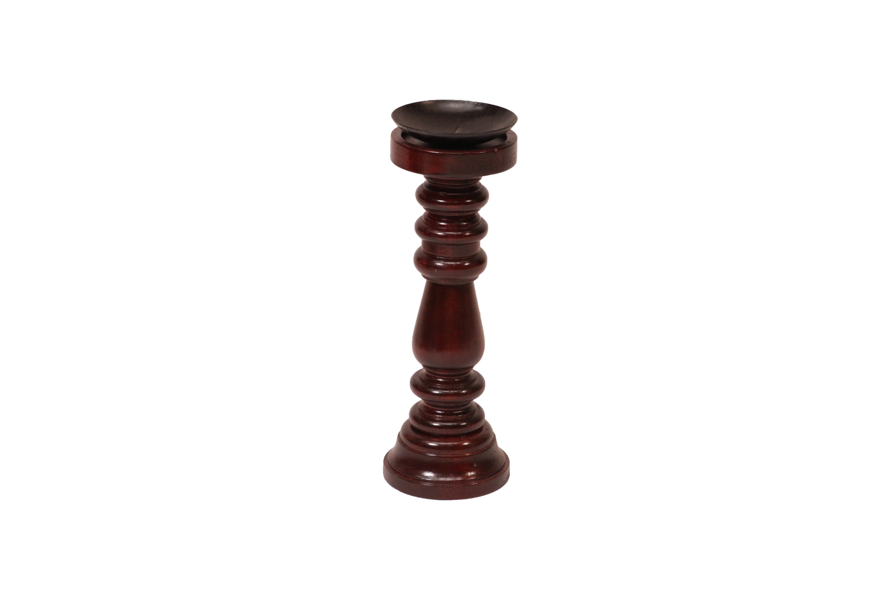 Wooden Twisted Turns Wooden Candle Candle Holder