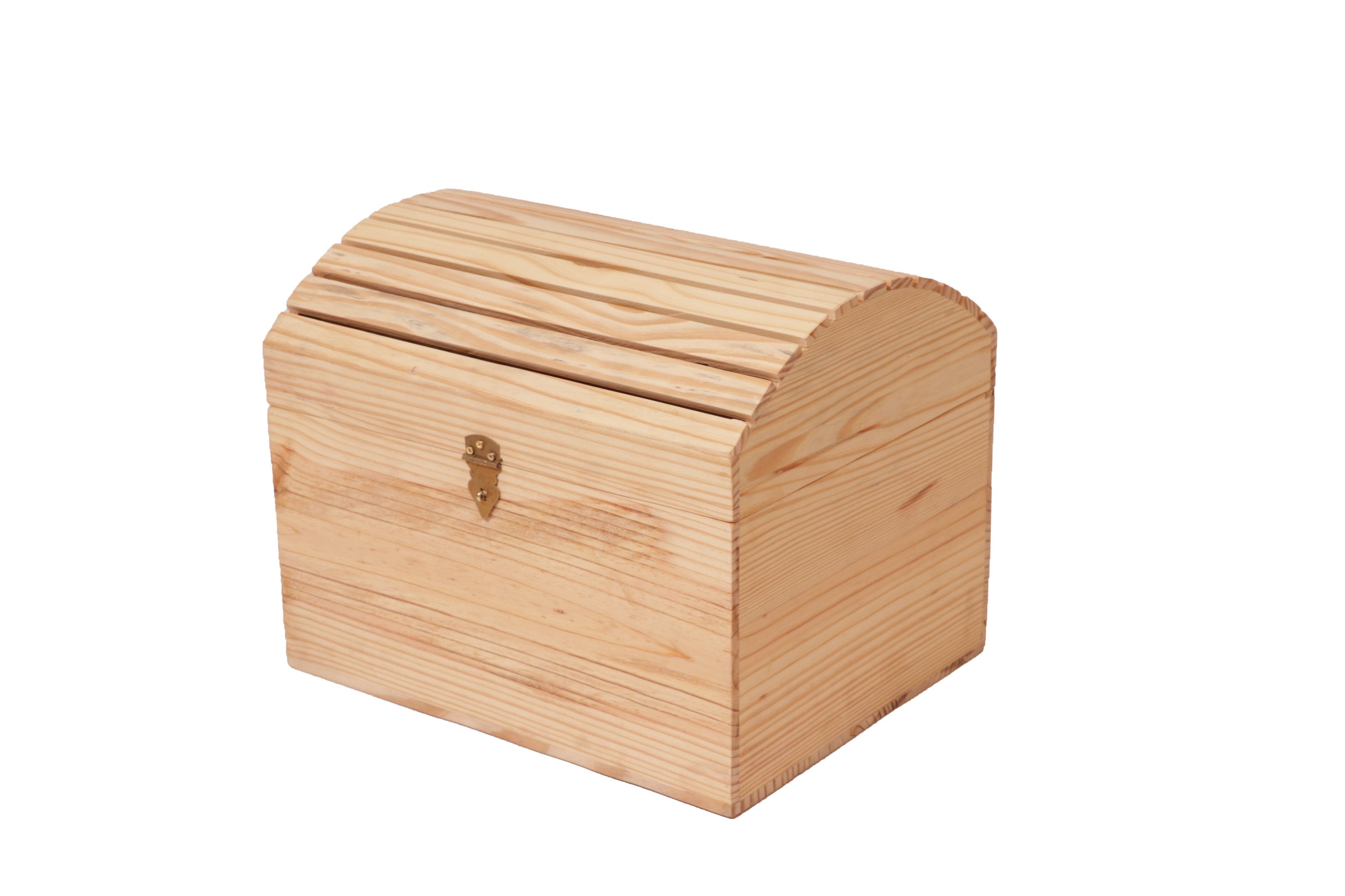 Pine wood Treasure Chest Box Wooden Box