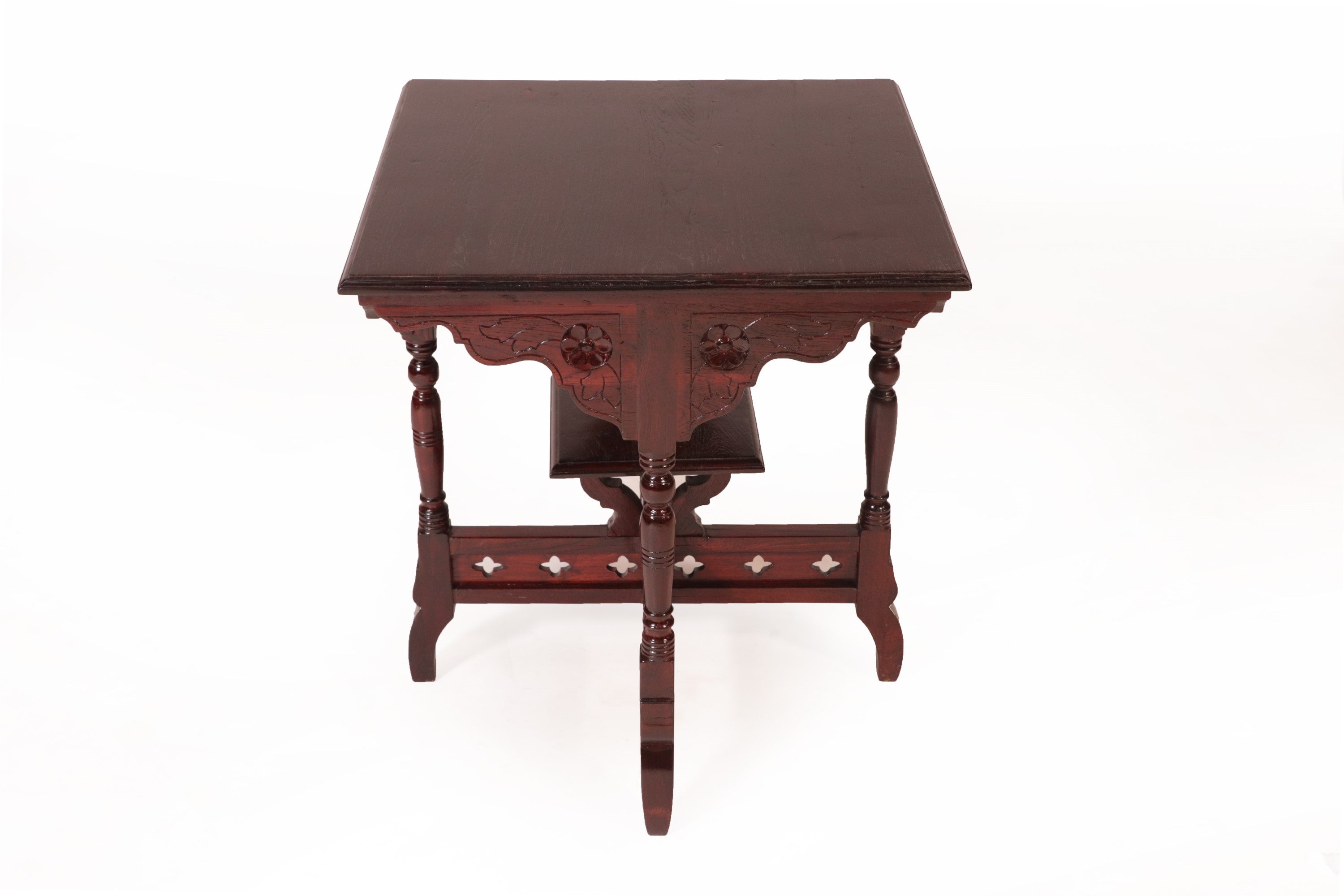 Teak Inquisitive concept Traditional Table End Table
