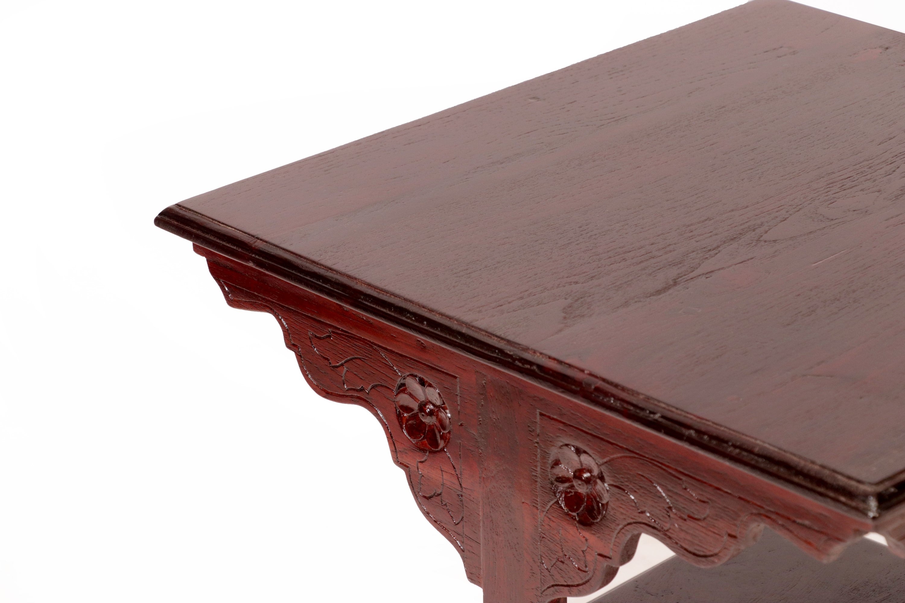 Teak Inquisitive concept Traditional Table End Table