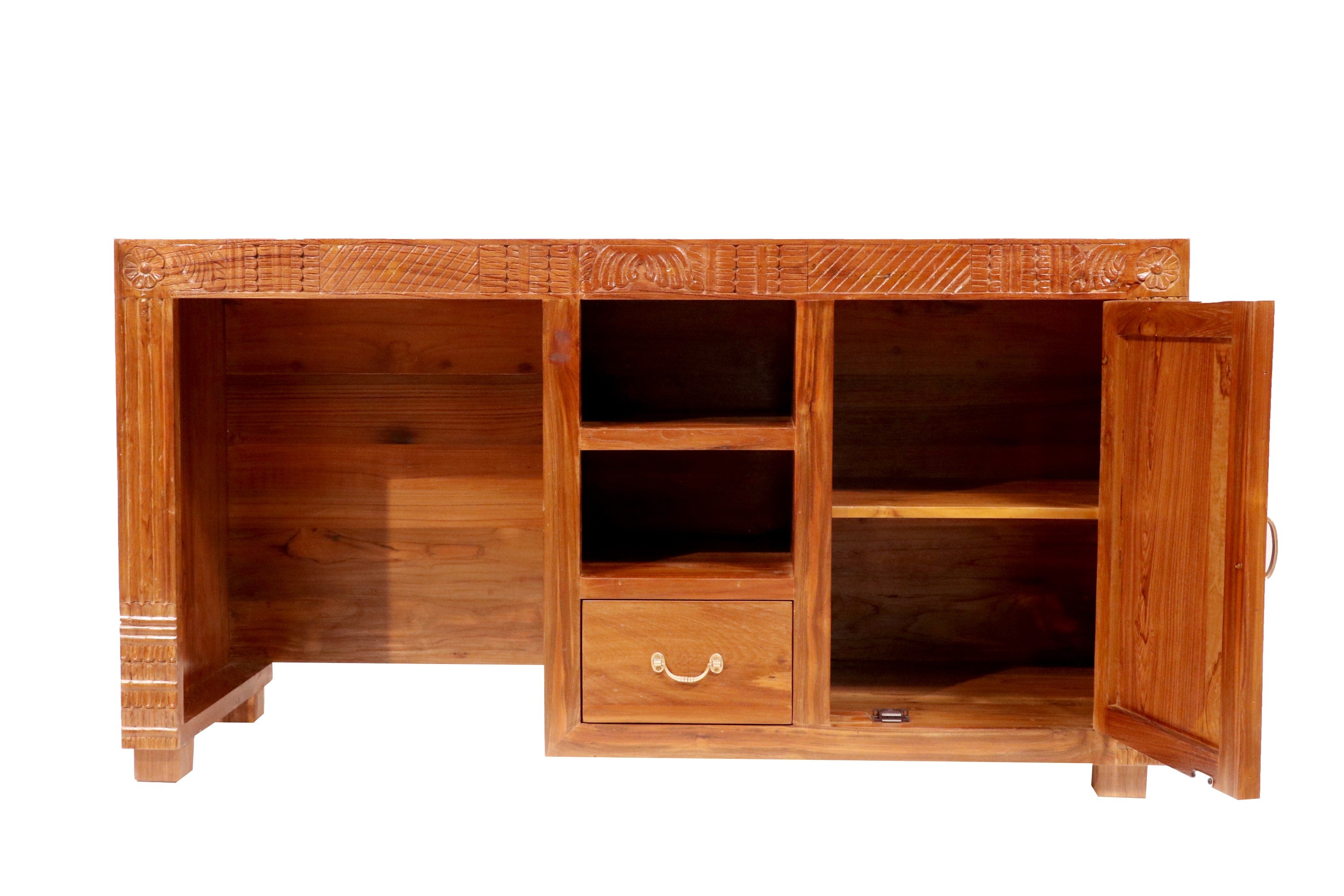 Folk style carved Classical Bedroom Set Bedroom Furniture Sets