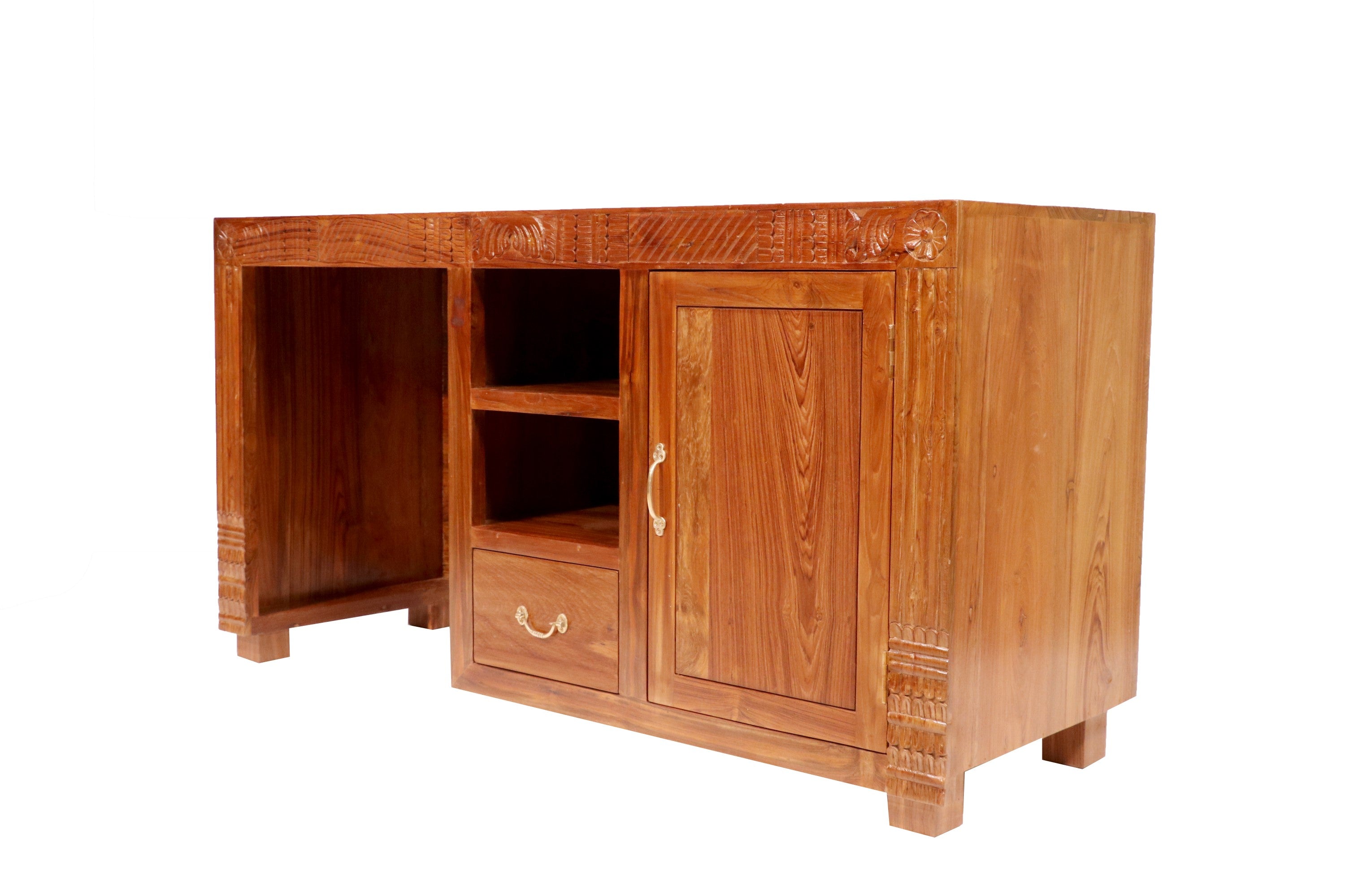 Folk style carved Classical Bedroom Set Bedroom Furniture Sets