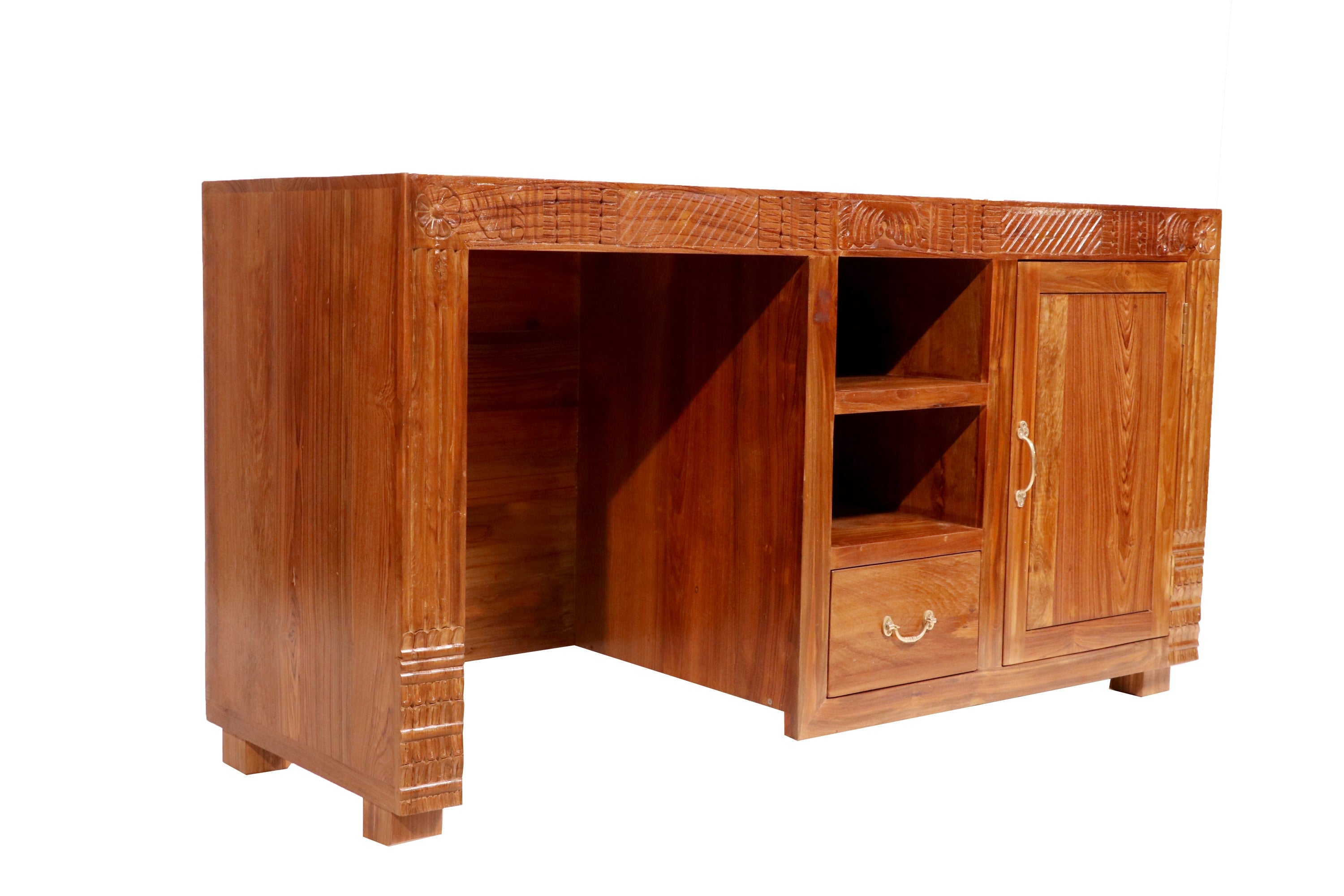 Folk style carved Classical Bedroom Set Bedroom Furniture Sets