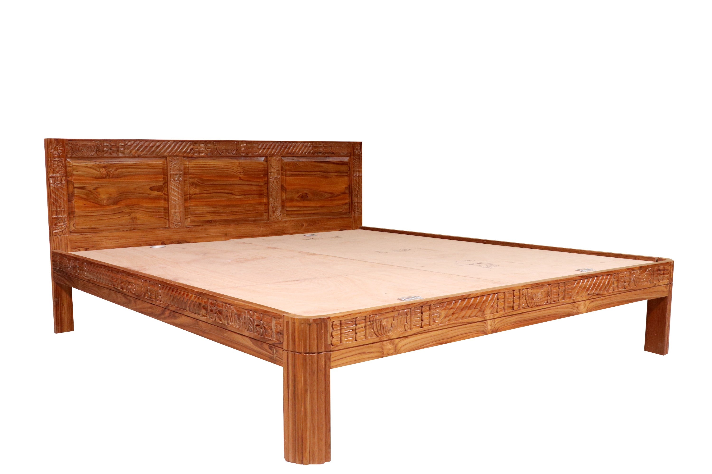 Folk style carved Classical Bedroom Set Bedroom Furniture Sets