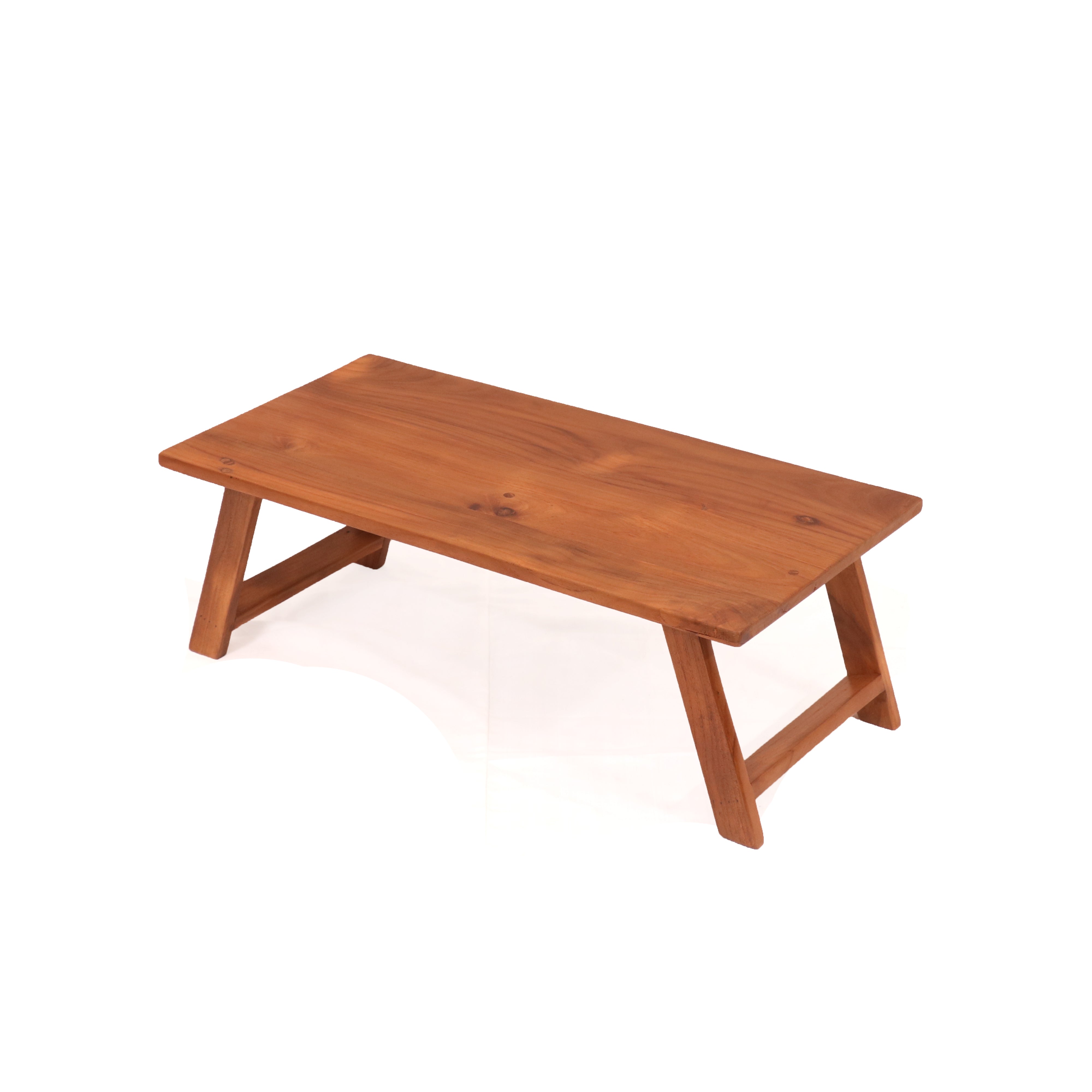 Sleek Teak Laptop Table Lapdesk
