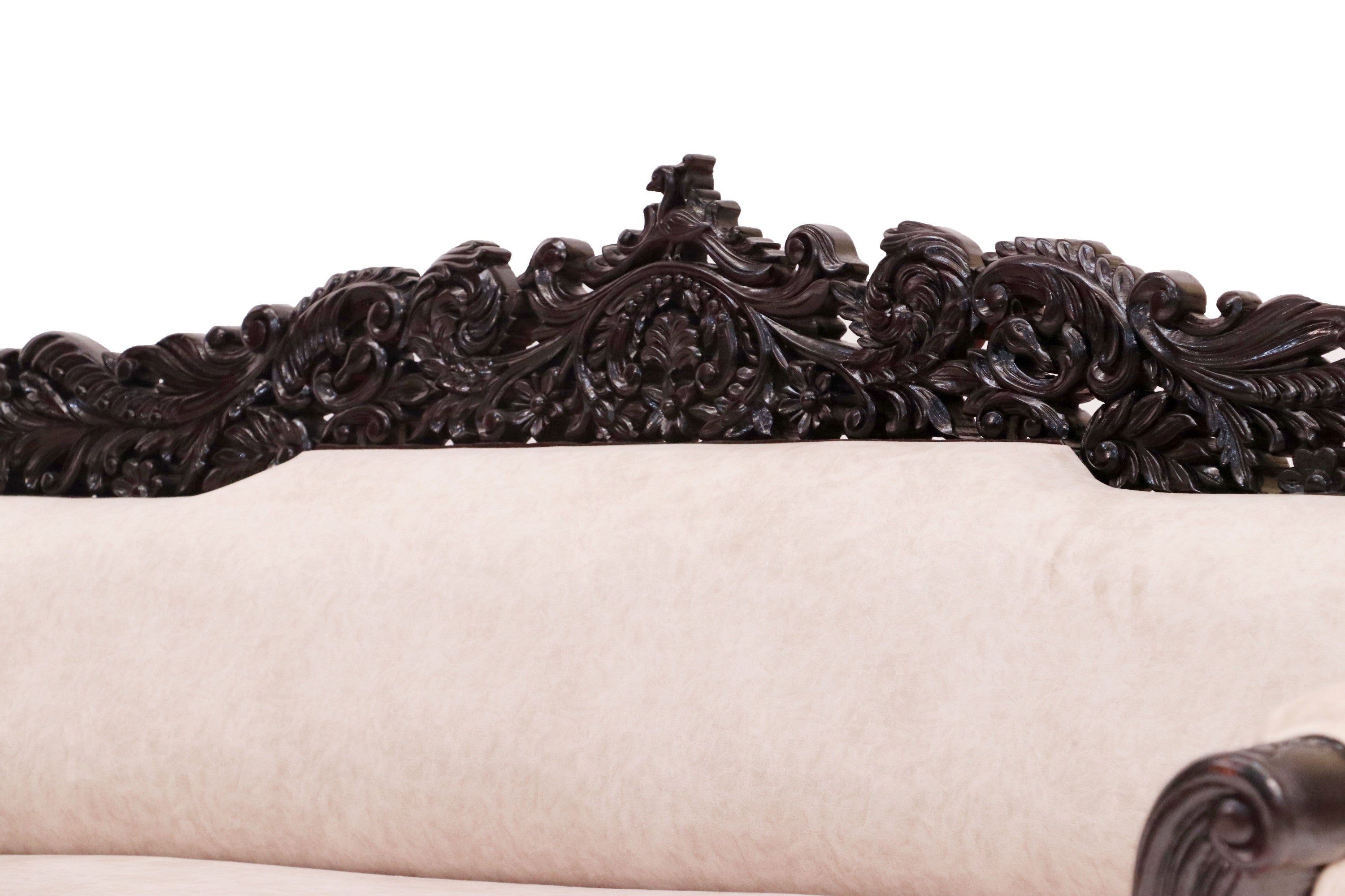 Royal Carved Teak wood 3 Seater Sofa Sofa