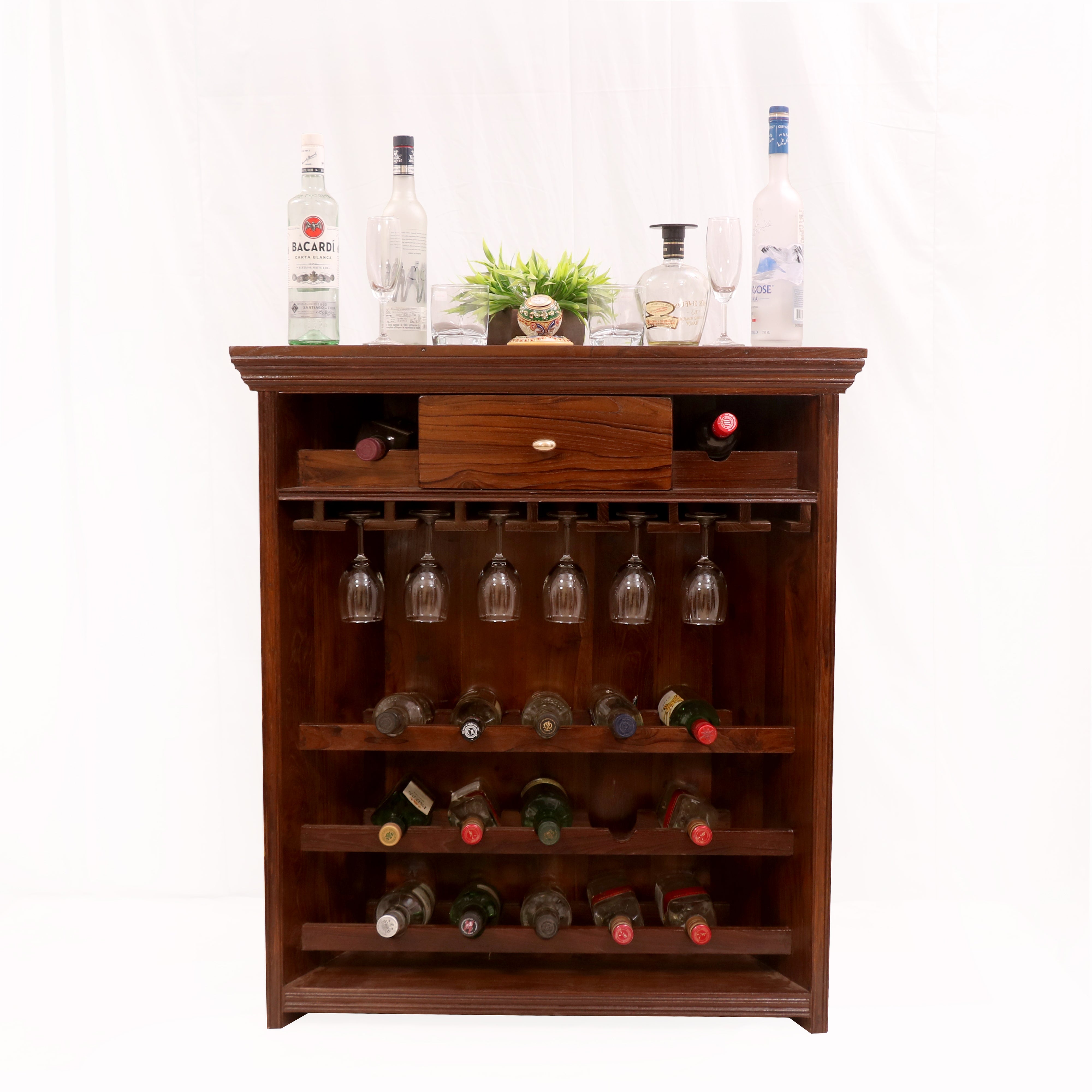 Compact Wooden Bar Cabinet Bar Cabinet