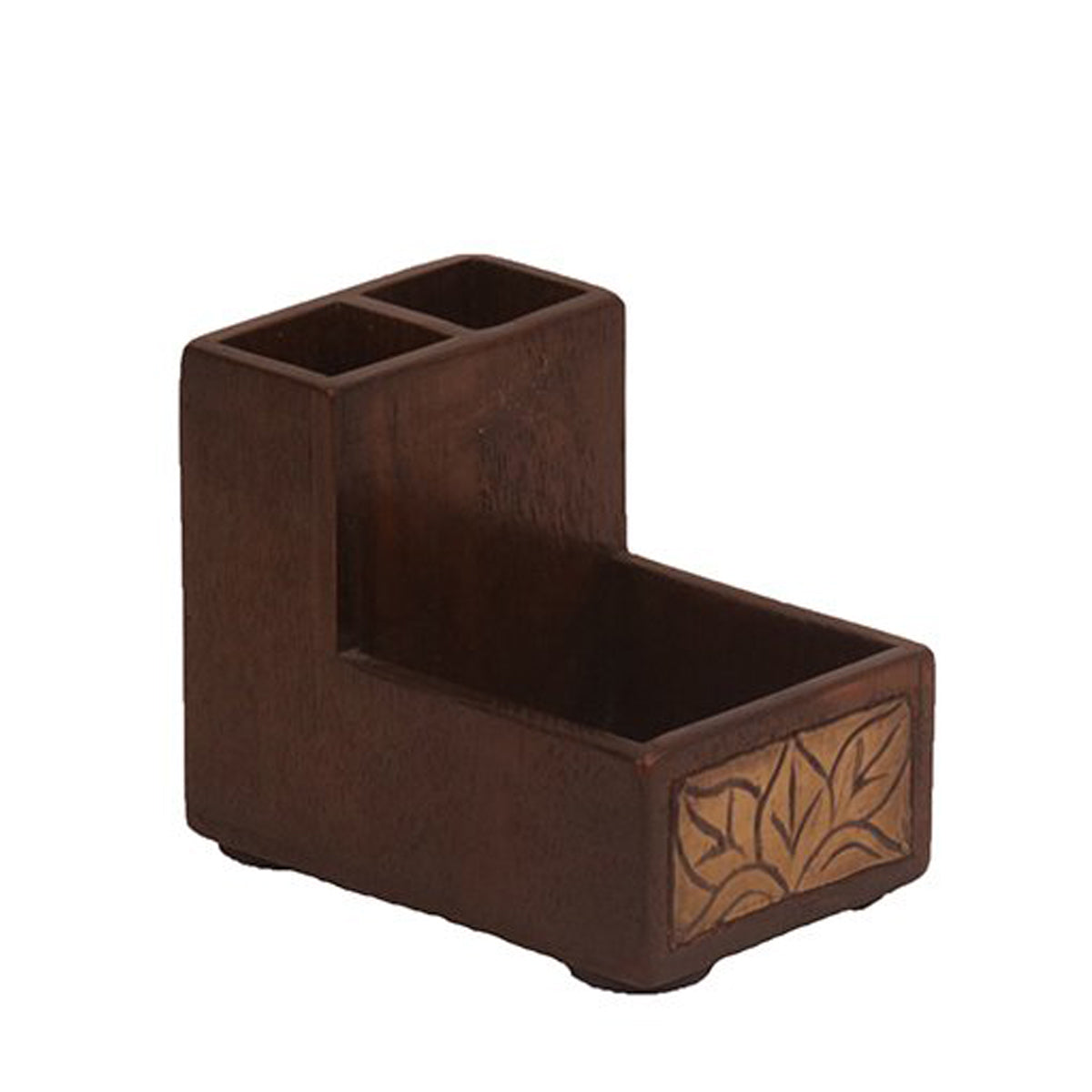 Classic Old Farmhouse Style Small Wooden Desk Organizer Desk Organizer