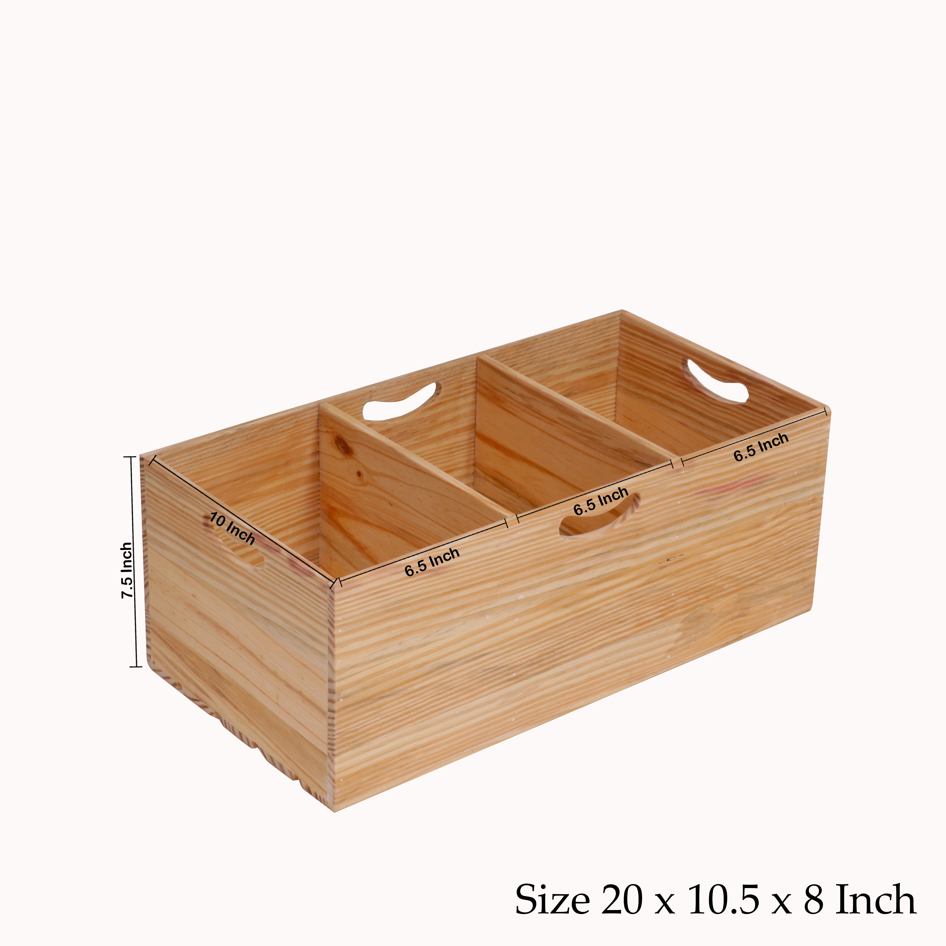 Triple Compartment Crate Crate