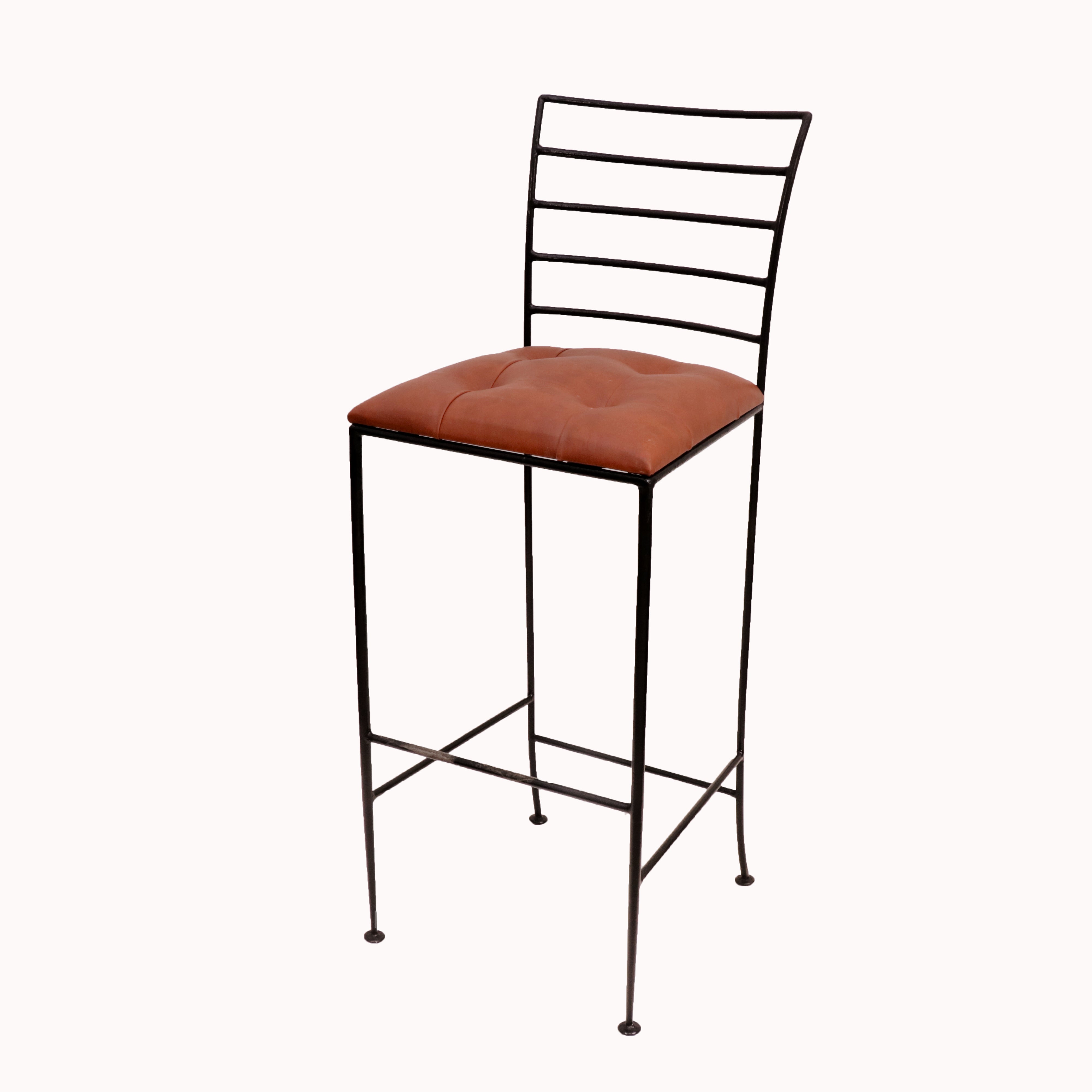 Stylish Iron Backed Chair Bar Chair